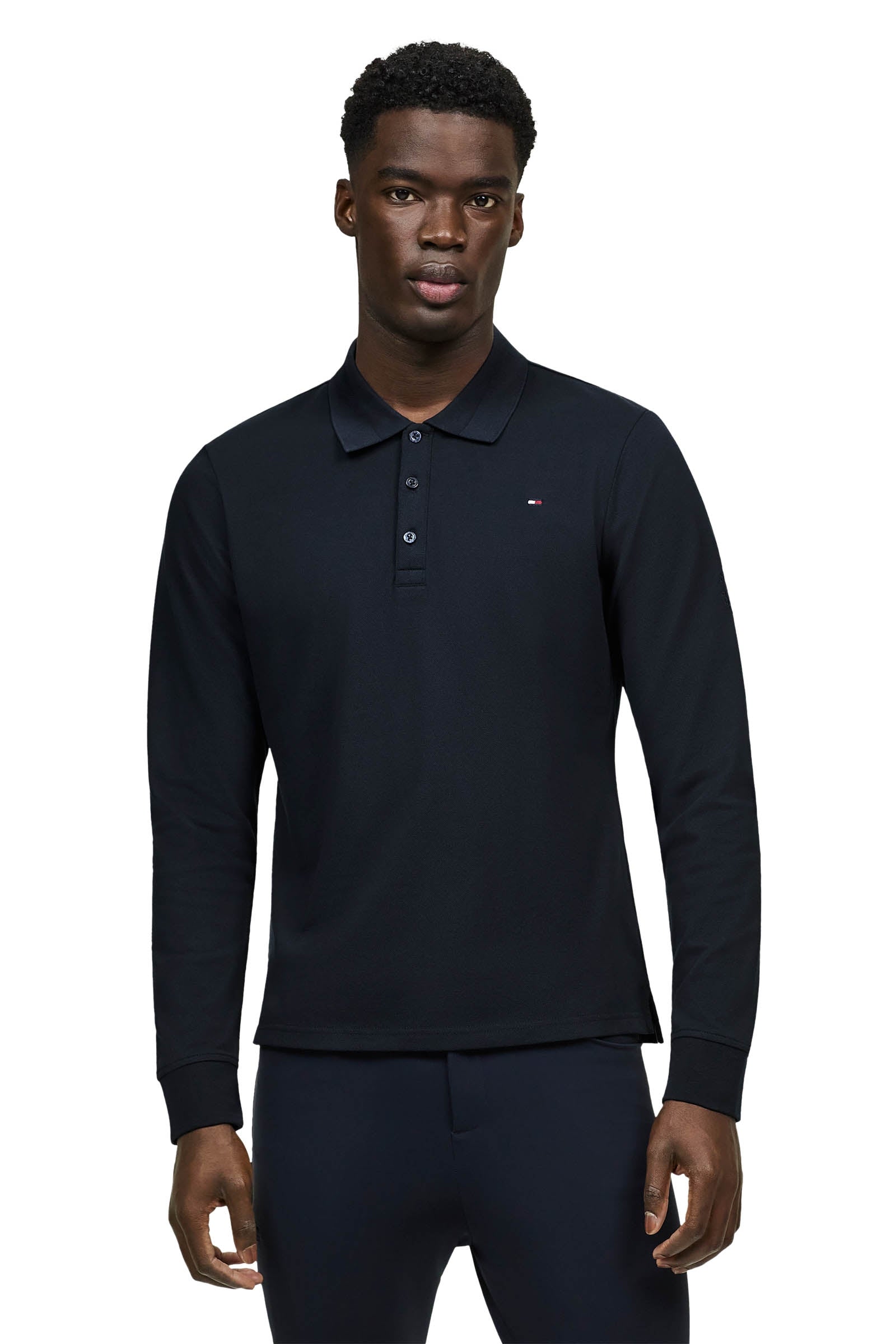 Tommy Hilfiger Equestrian Erwin Long Sleeve Polo Mens Riding Clothing