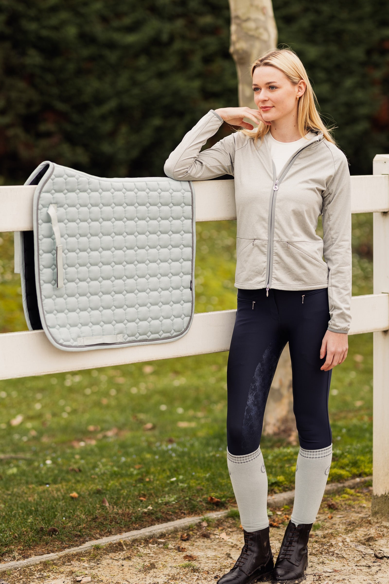 Horze Rose Tonique Dressage Saddle Pad Saddle Pads