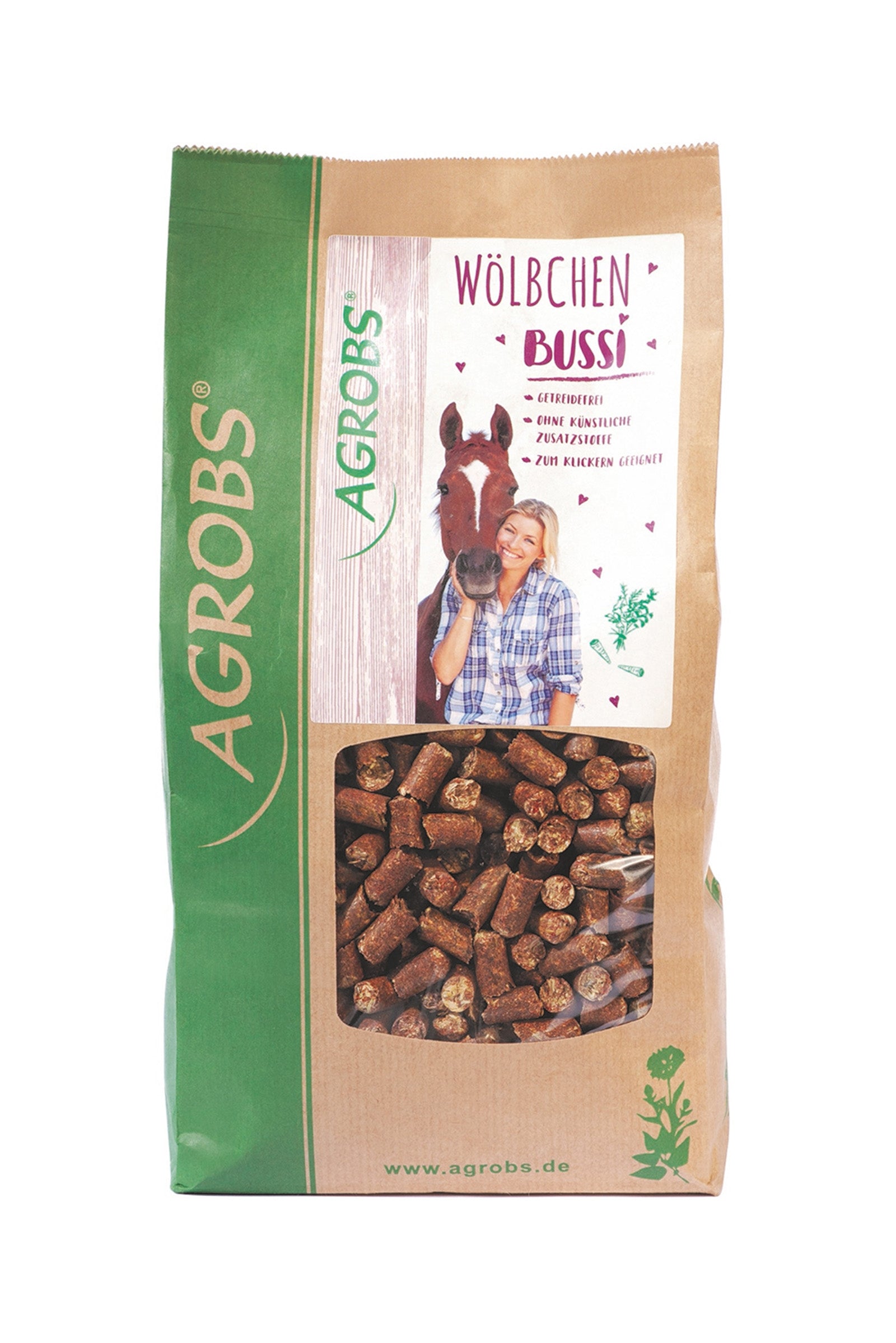 Agrobs Wölbchen Bussi Nachfüllbeutel 1.5kg Horse Feed & Nutrition