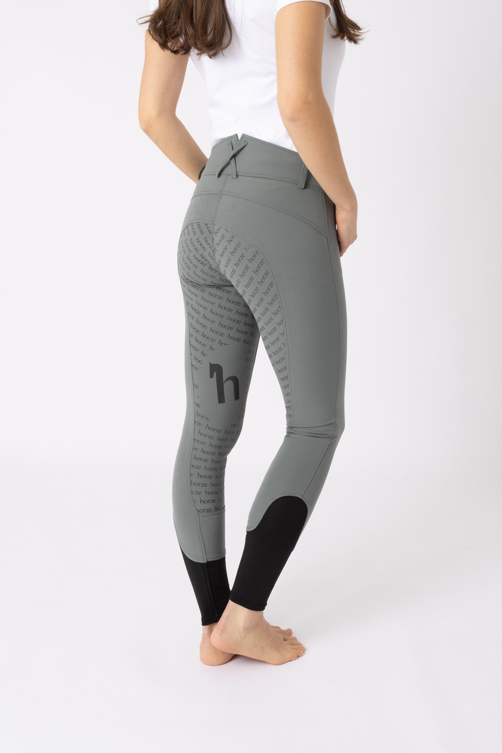 Horze Damen Reithose mit Silikonvollbesatz und hohem Bund Womens Breeches