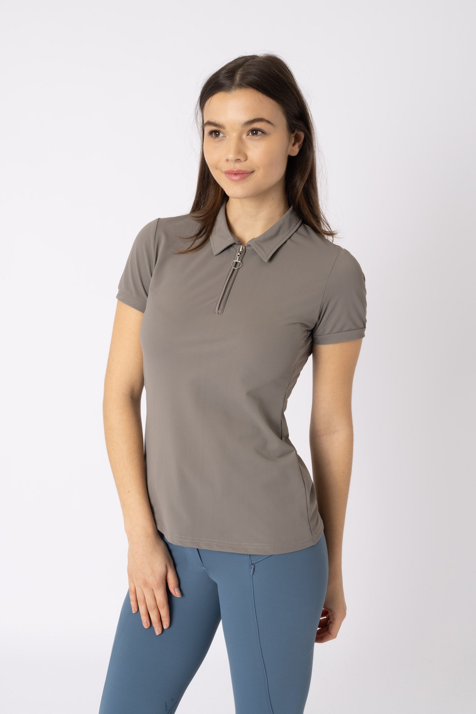 Horze Willow Damen funktionales Poloshirt Damen Reitbekleidung