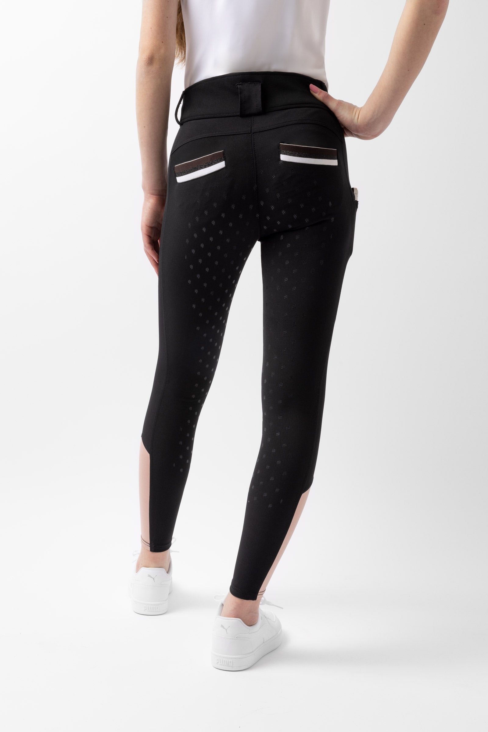 Horze Young Rider Alena Women's High Waist Breeches Young Rider Apparel