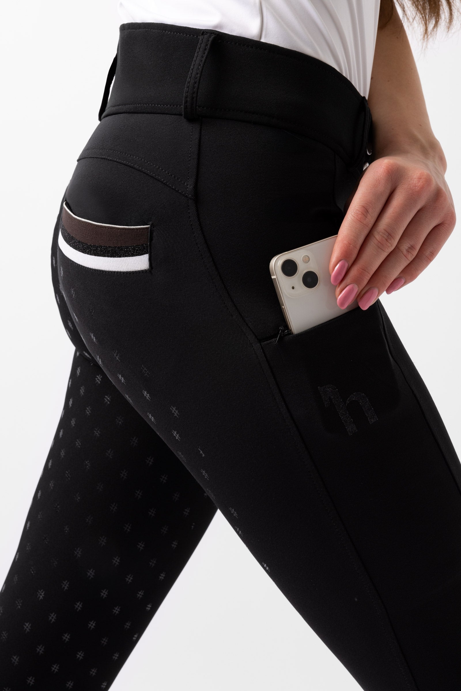 Horze Young Rider Alena Women's High Waist Breeches Young Rider Apparel