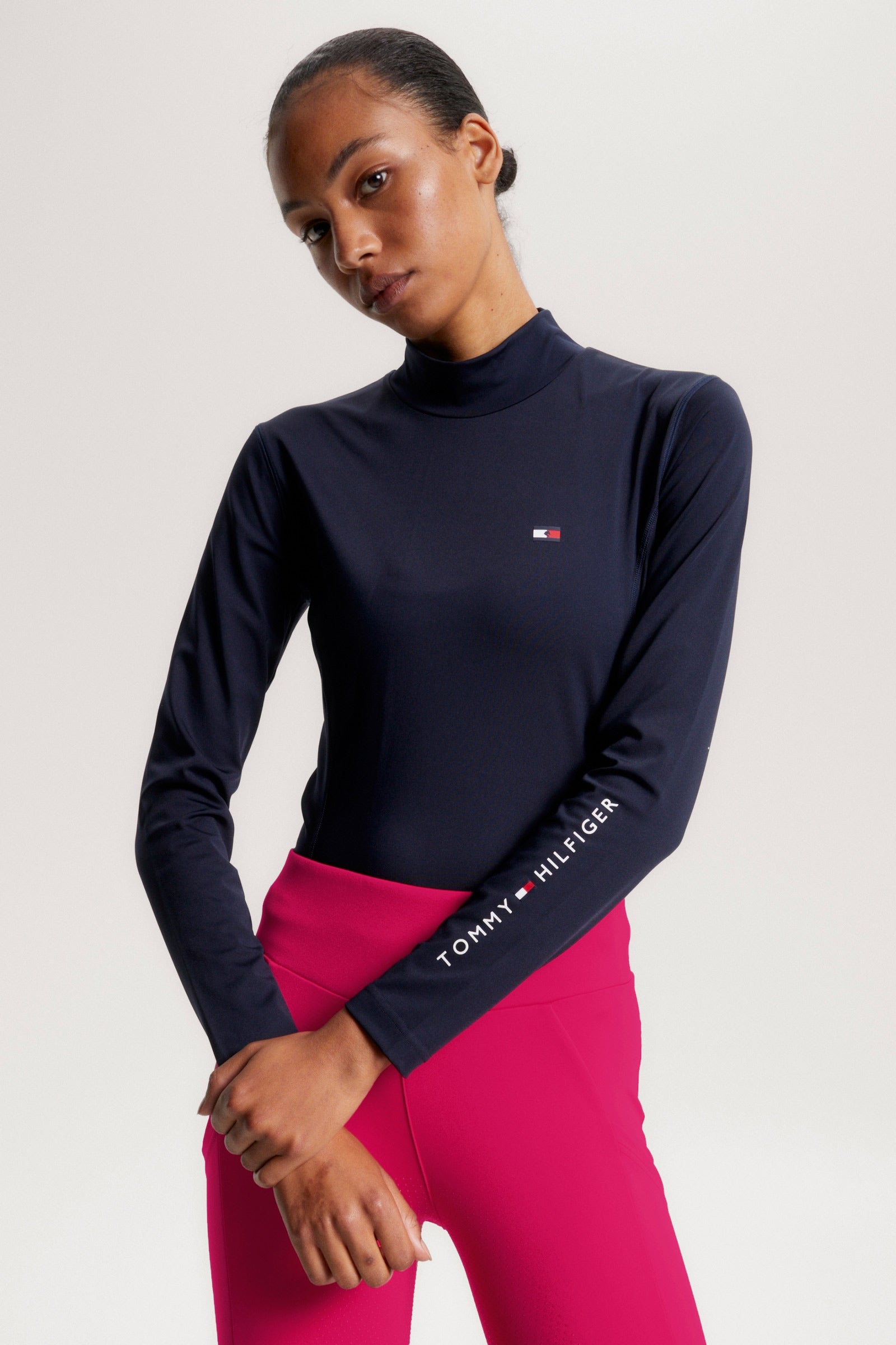 Tommy Hilfiger Equestrian High Neck Women´s Long Sleeve Baselayer Shirt Women’s Riding Clothing
