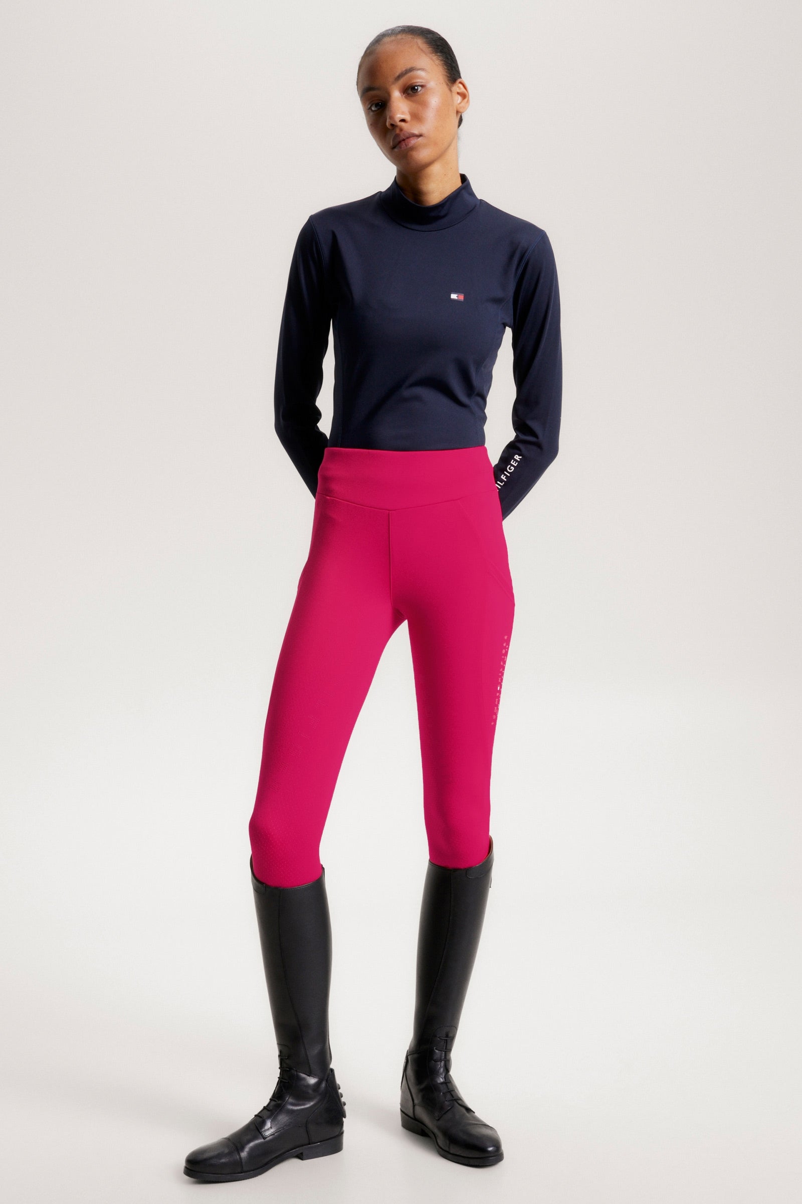 Tommy Hilfiger Equestrian High Neck Women´s Long Sleeve Baselayer Shirt Women’s Riding Clothing