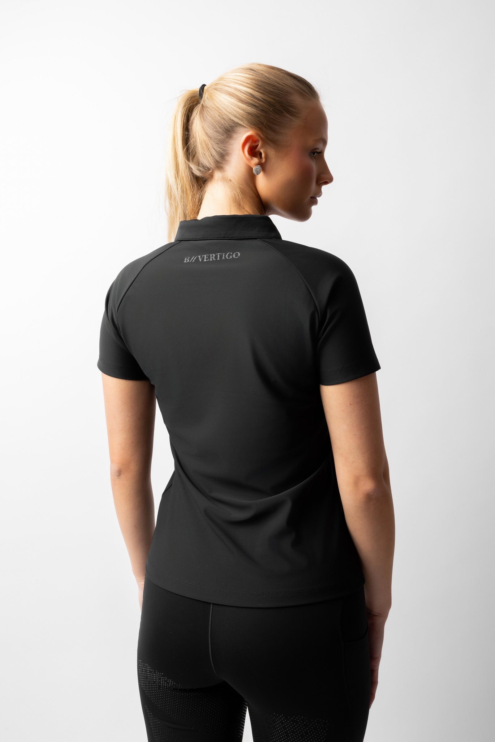 B Vertigo Giselle Women's Bi-color Polo Shirt Women’s Riding Clothing