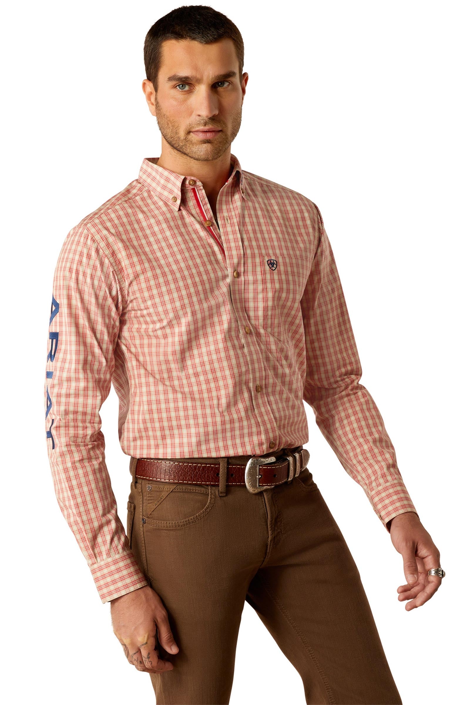 Ariat Pro Team Packer Herren Westernhemd Herren Reitbekleidung