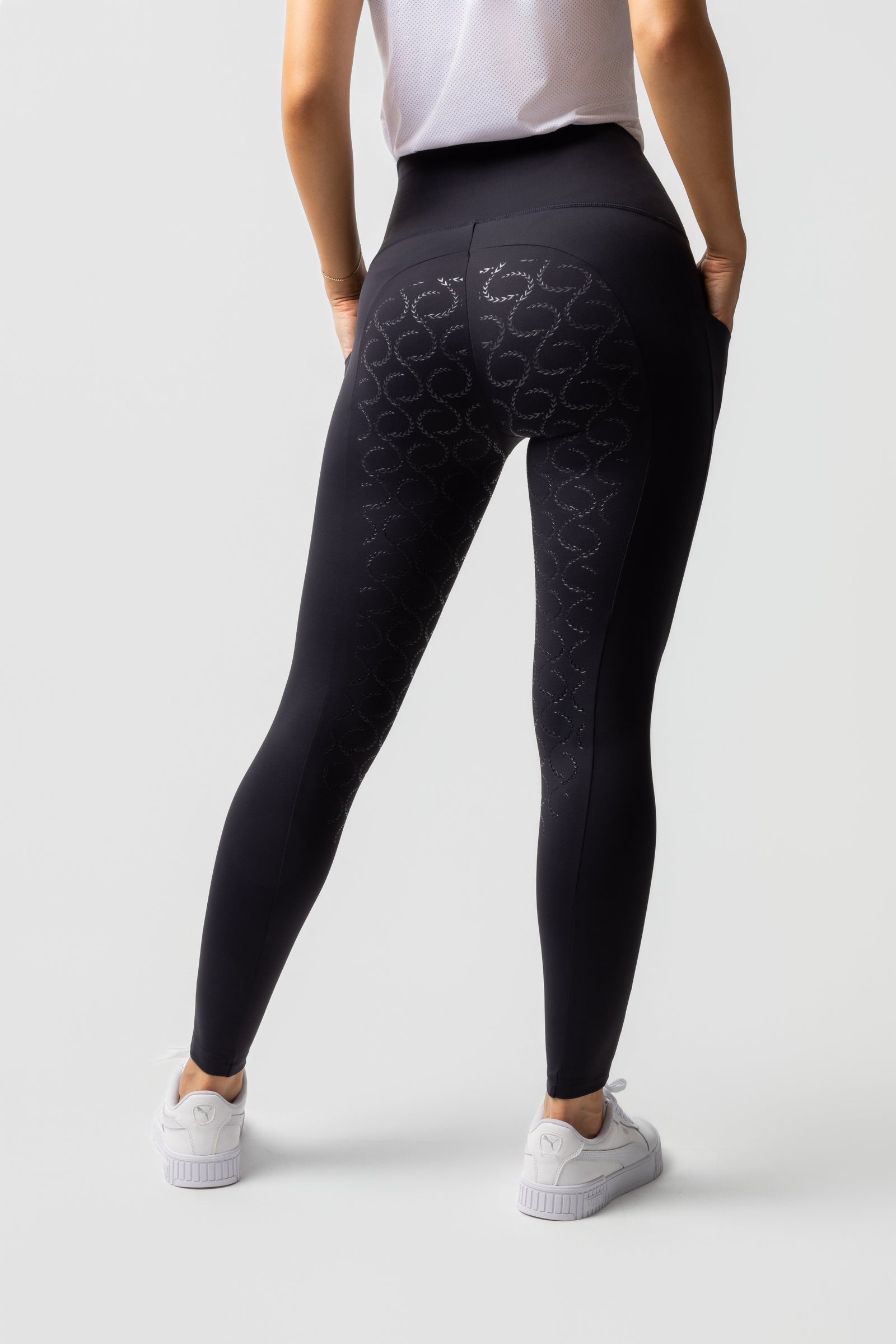 Horze Gillian Damen Thermo Vollbesatz Leggings Womens Breeches