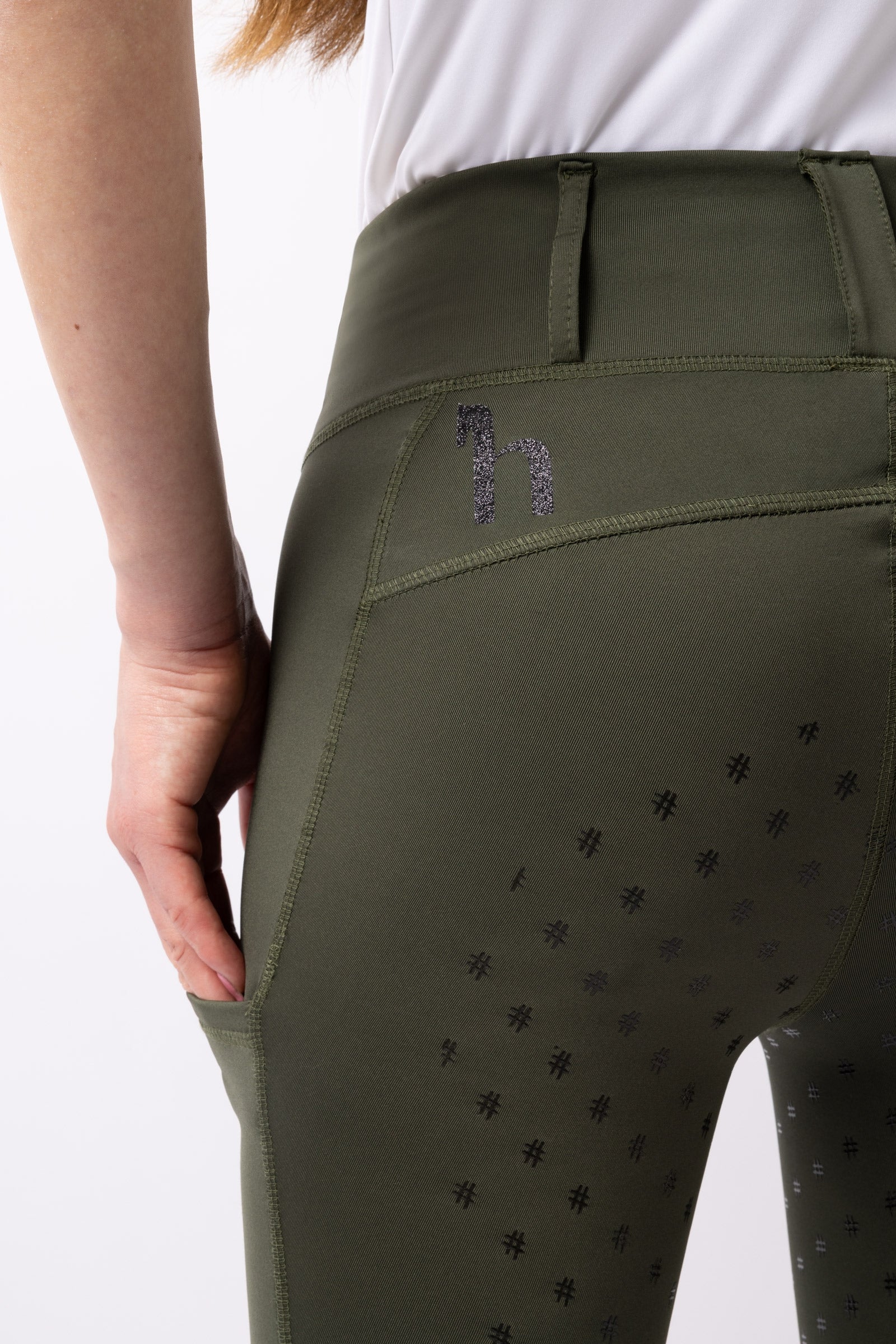 Horze Young Rider Aya Women's High Waist Tights Young Rider Apparel