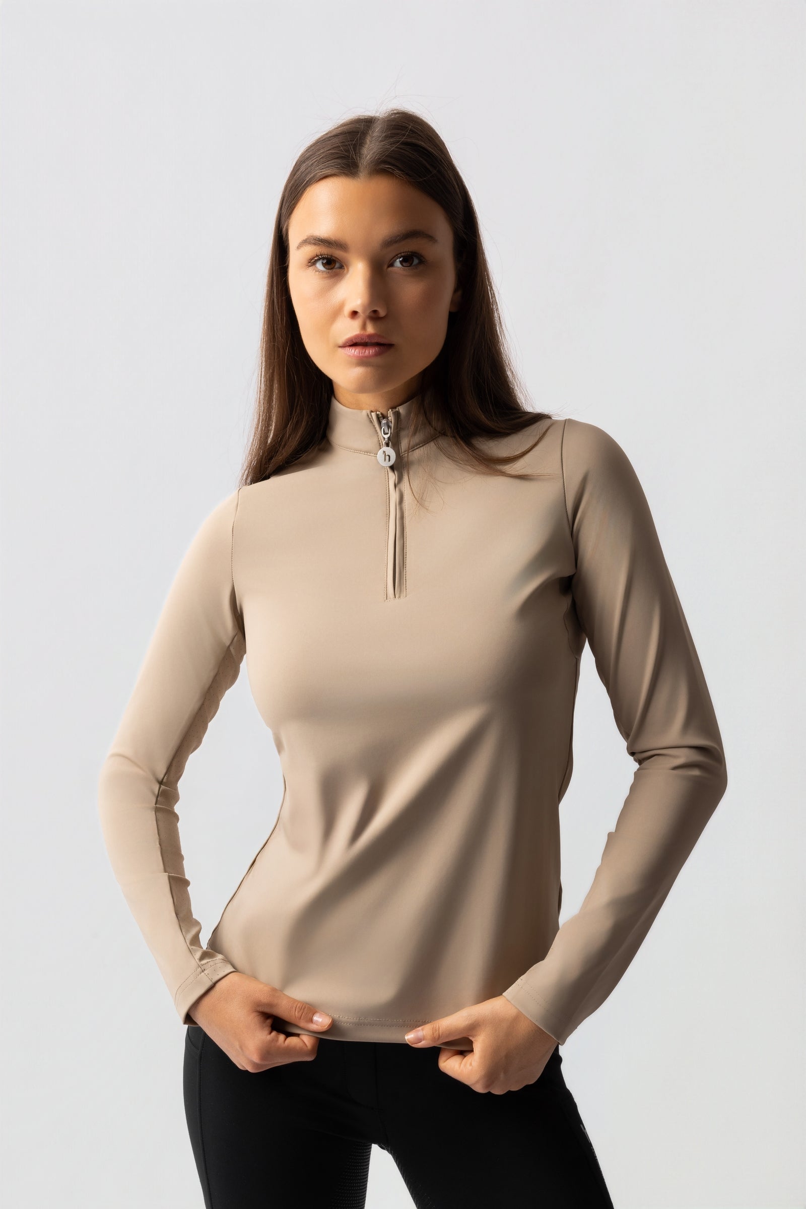 Horze Lilian Damen Trainingsshirt mit langen Ärmeln Damen Reitbekleidung