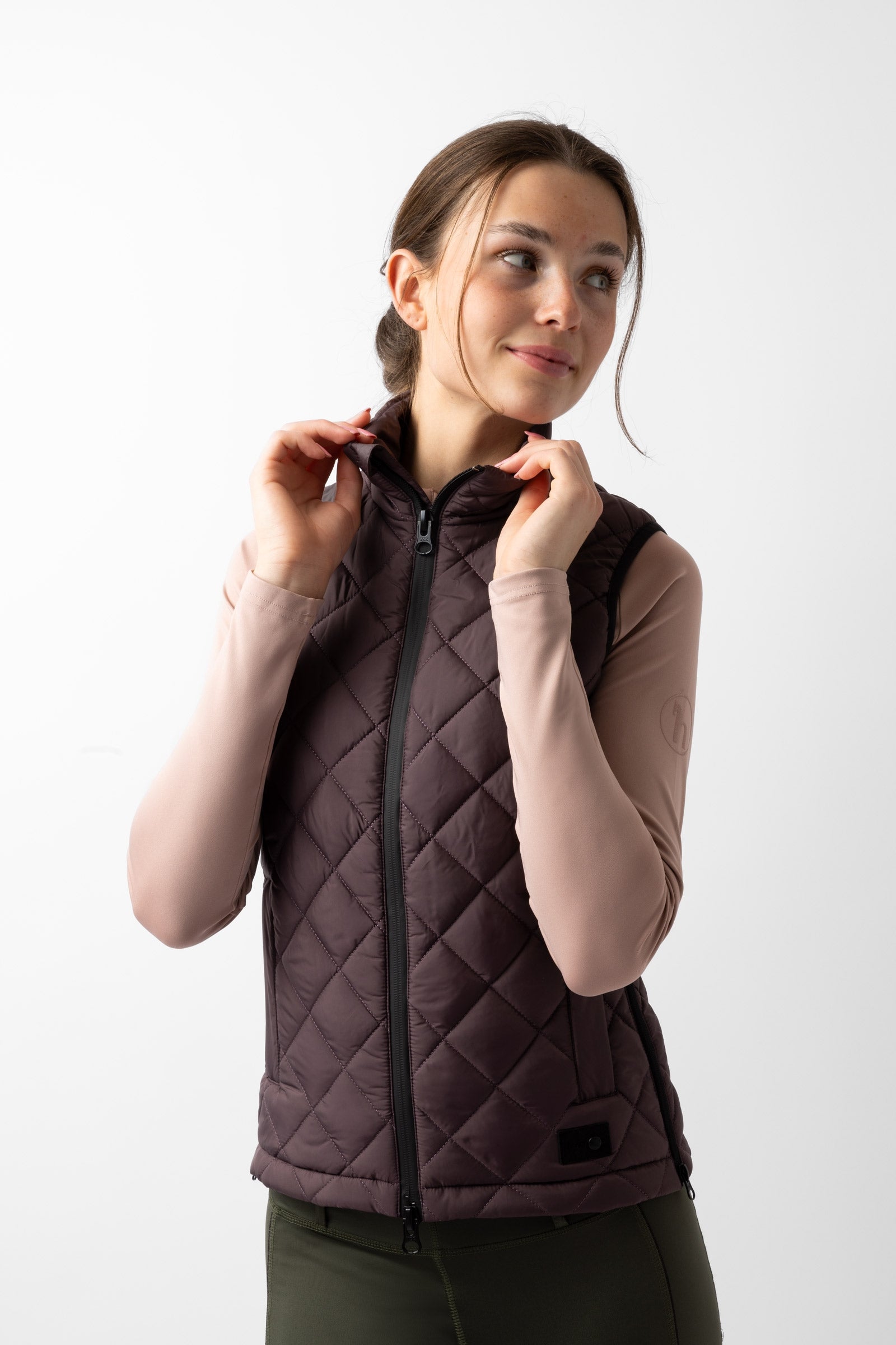 Horze Young Rider Naia Women's Padded Riding Vest Young Rider Apparel