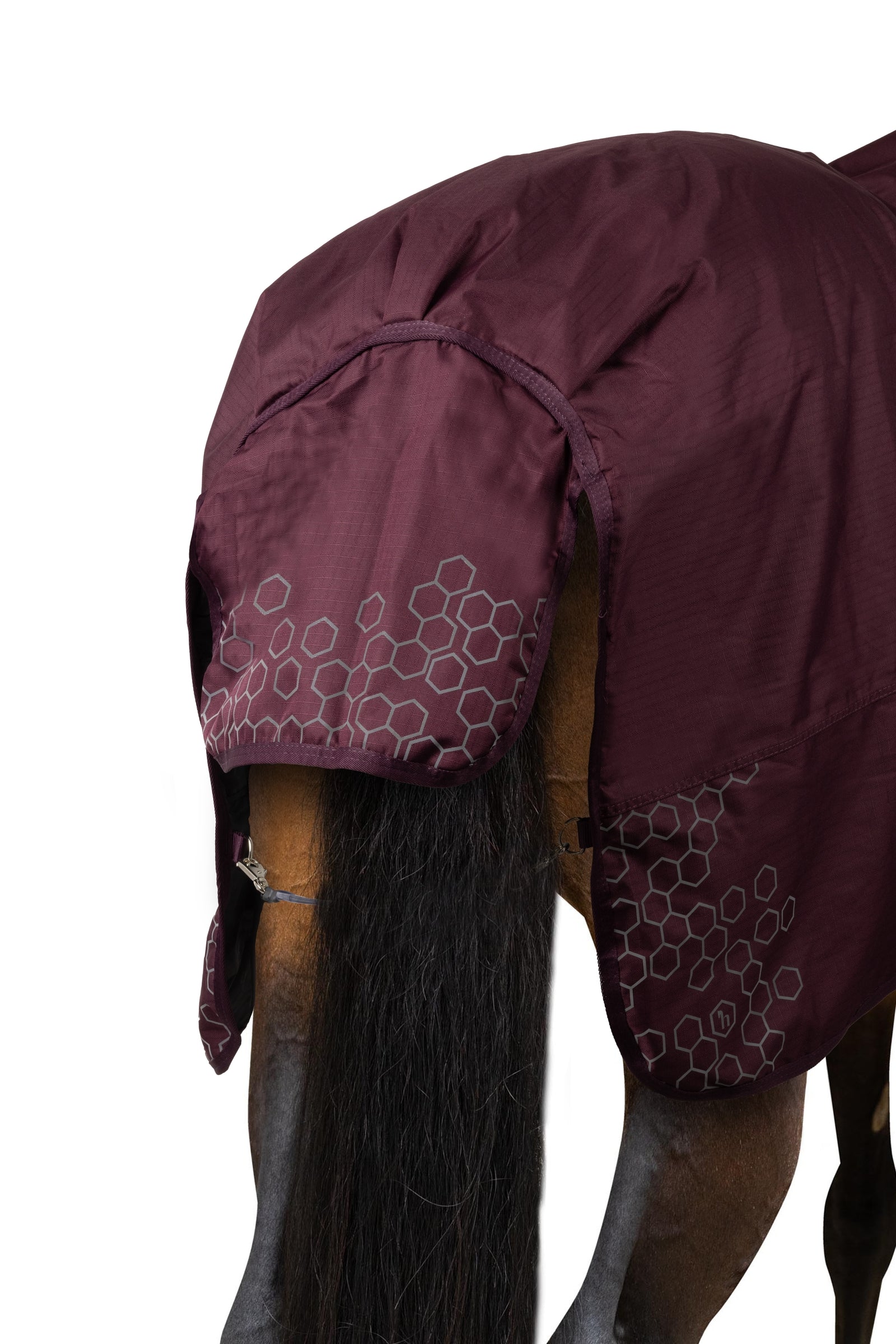 Horze Newbridge Reflective Turnout Rug, 0 g Horse Rugs