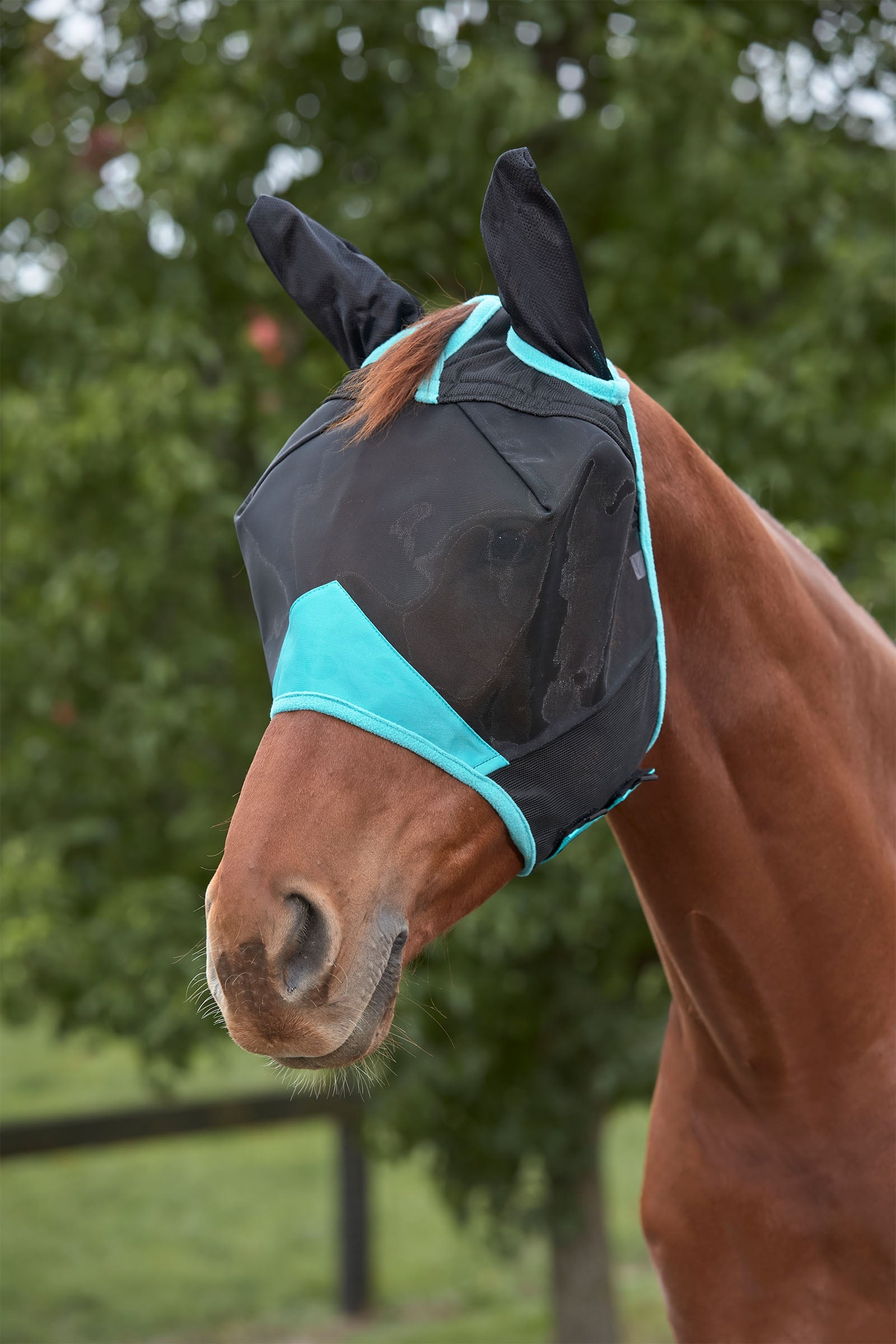 Weatherbeeta Comfitec Deluxe Fine Mesh Fliegenmaske mit Ohren Fliegenschutz
