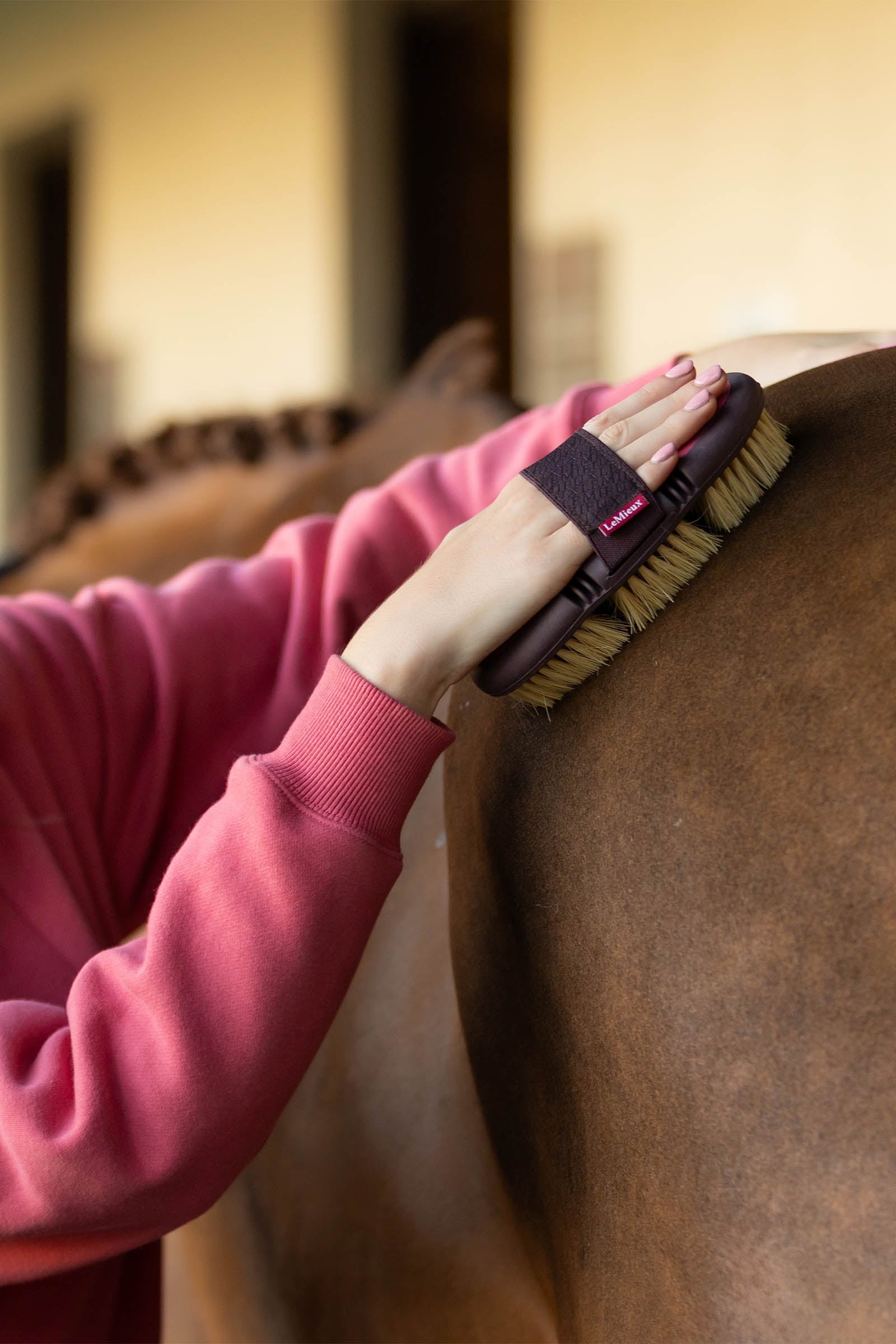 LeMieux Flexi Scrubbing Brush Horse Grooming Tools