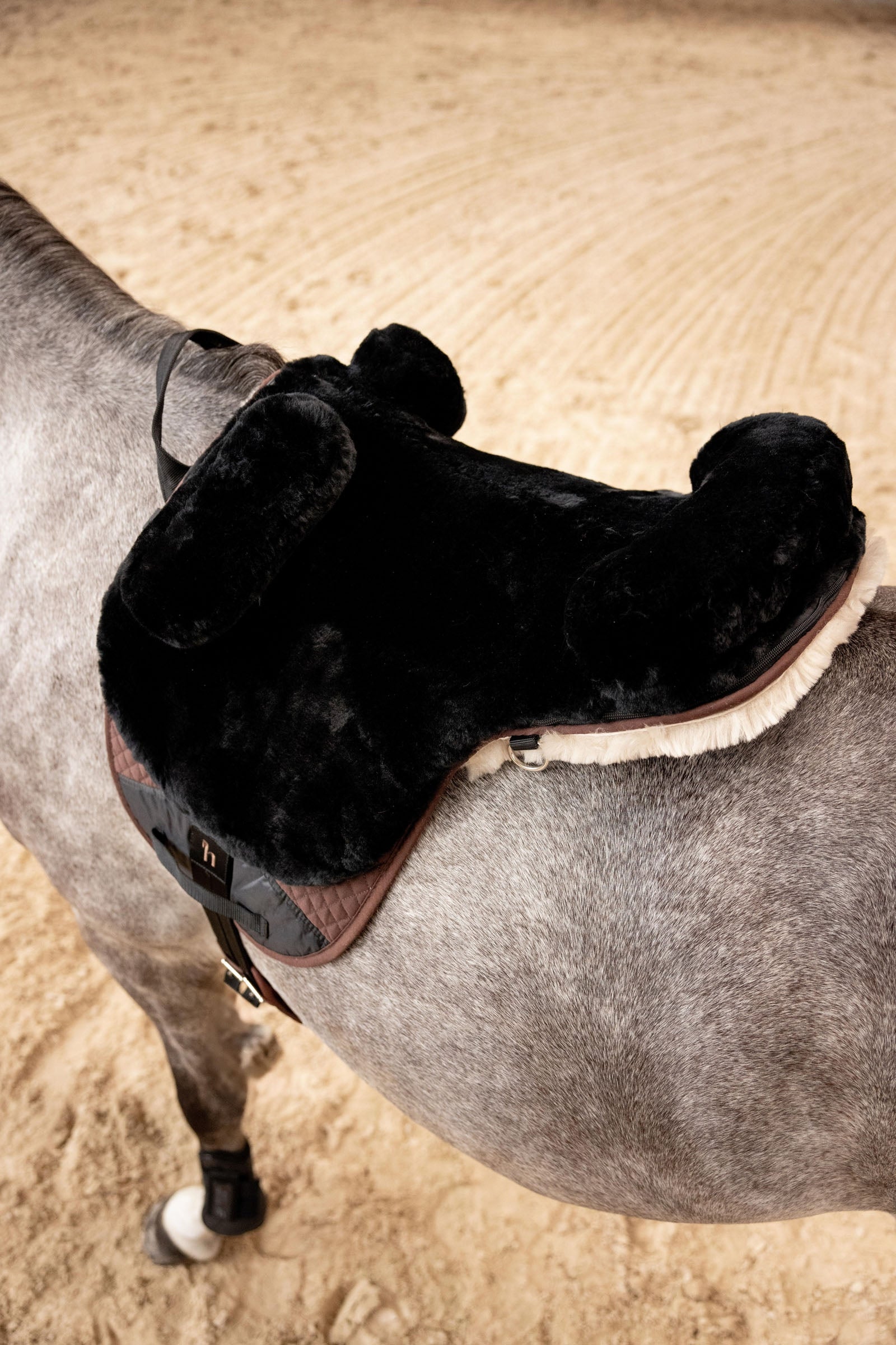 Horze Sheepskin Bareback Saddle Saddles, Girths & Stirrups