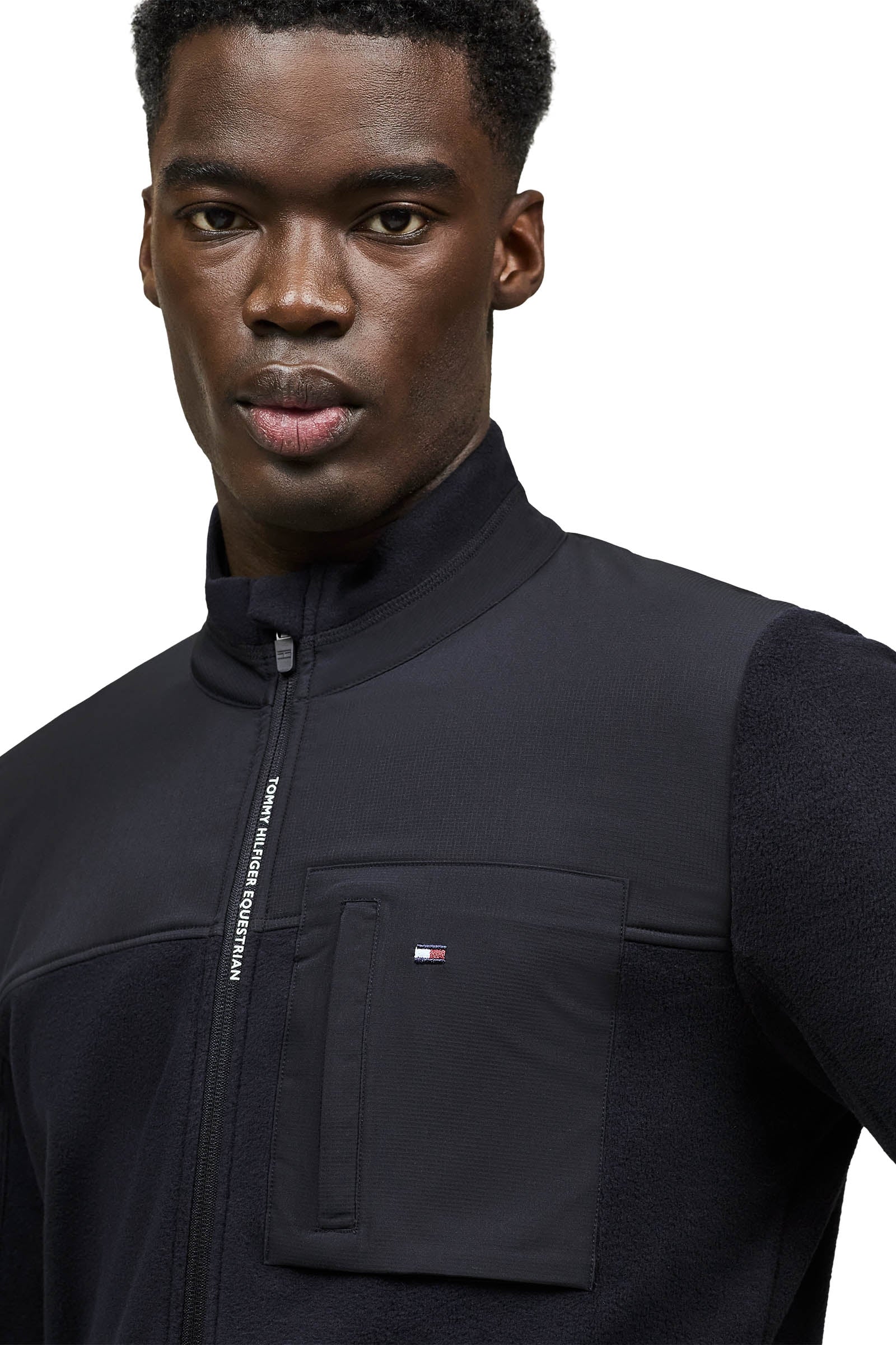 Tommy Hilfiger Equestrian Woodstock Fleece Jacket Mens Riding Clothing