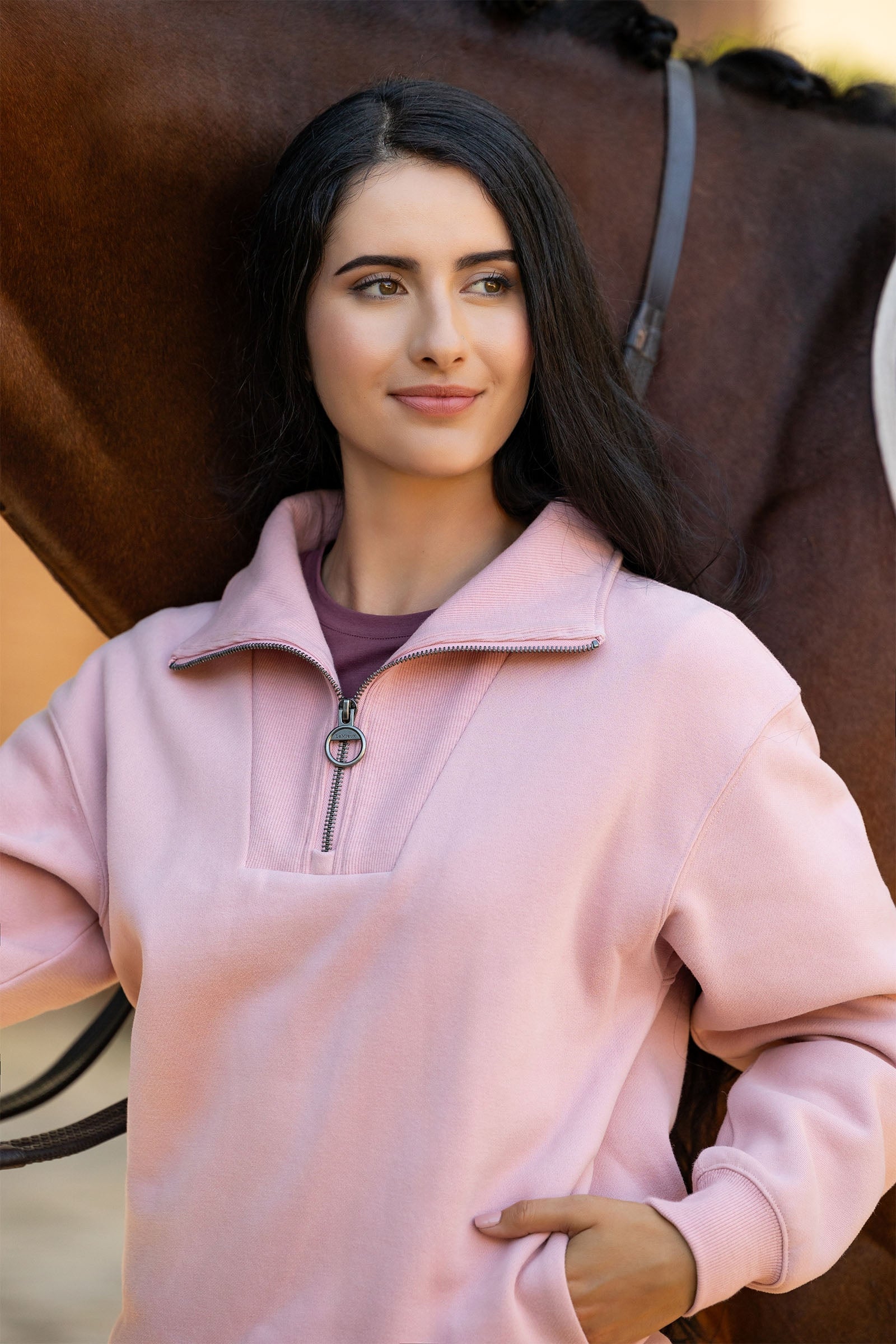 LeMieux Keira Quarter Neck Sweater Women’s Riding Clothing