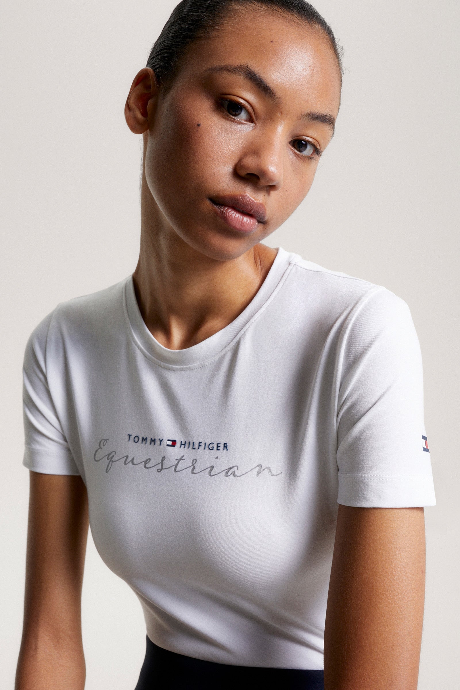 Tommy Hilfiger Equestrian Brooklyn Short Sleeve Graphic T-Shirt Women’s Riding Clothing