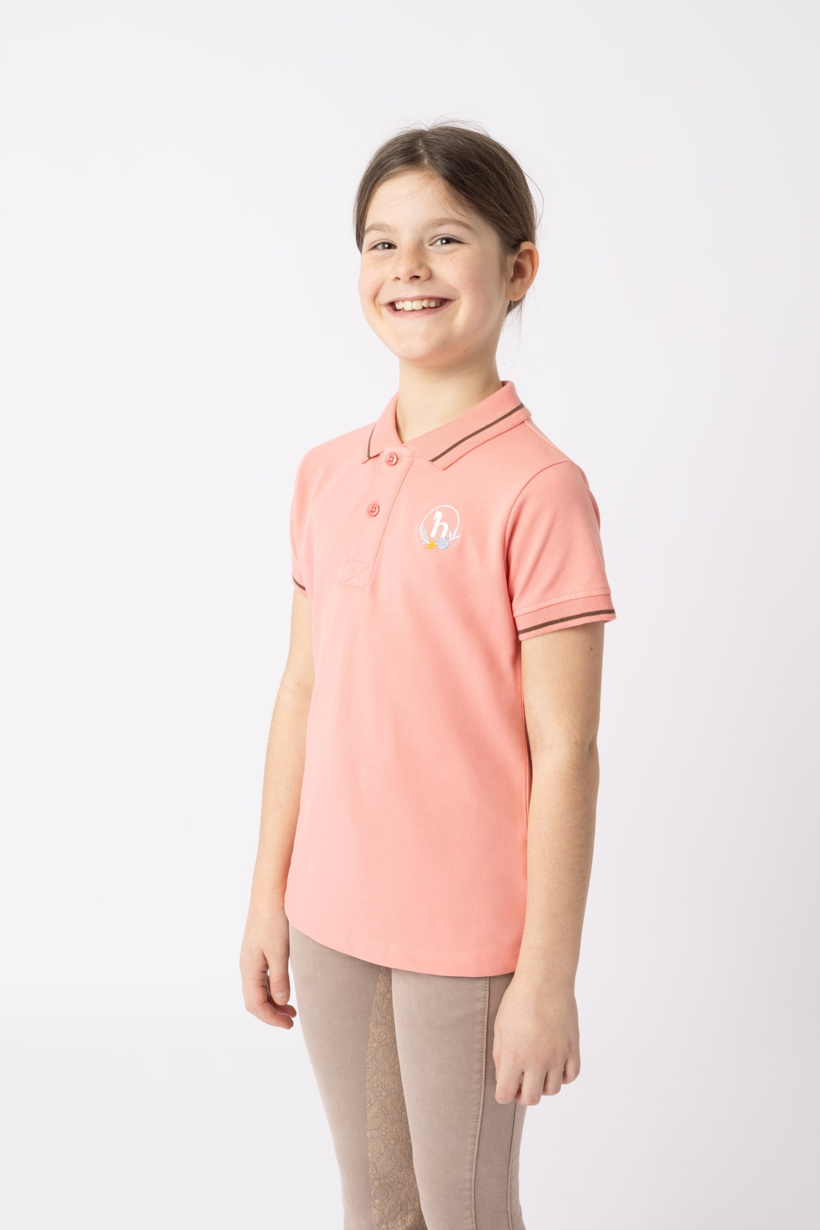 Horze Sohra Kids' Functional Poloshirt Kids Apparel