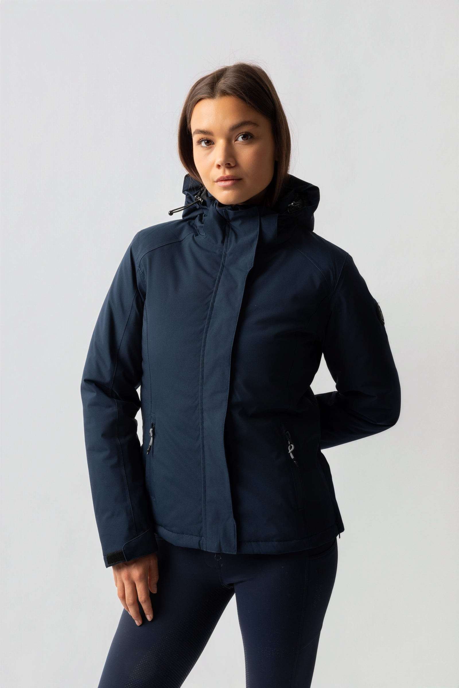 Horze Camila Damen wasserdichte wattierte Jacke Damen Reitbekleidung