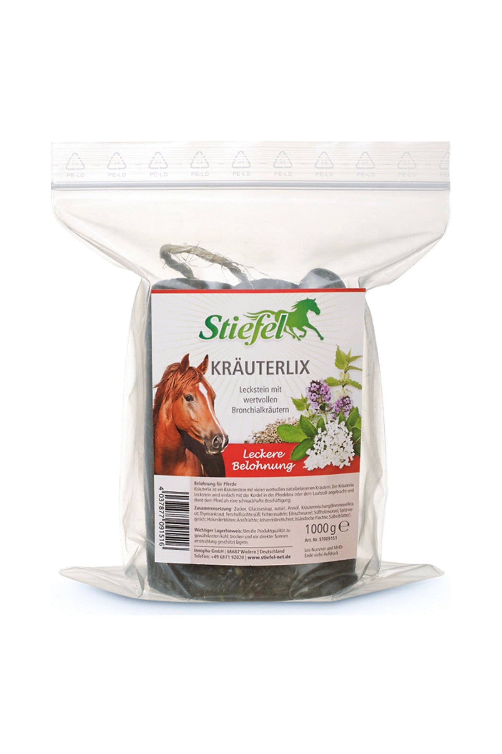 Stiefel Kräuterlix Lickstone, 1kg Horse Feed & Nutrition