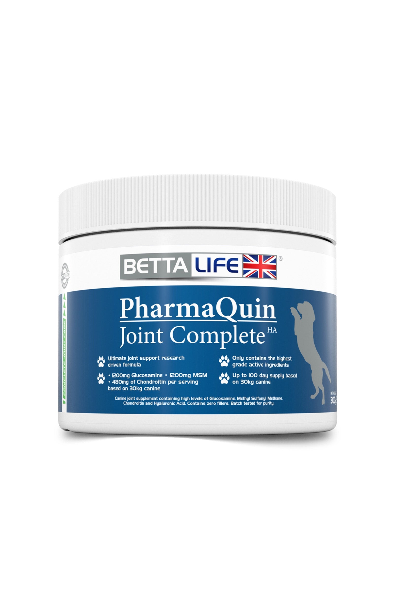 Betta Life PharmaQuin Joint Complete Ha Hunde Gelenkergänzungsmittel, 300g Hund