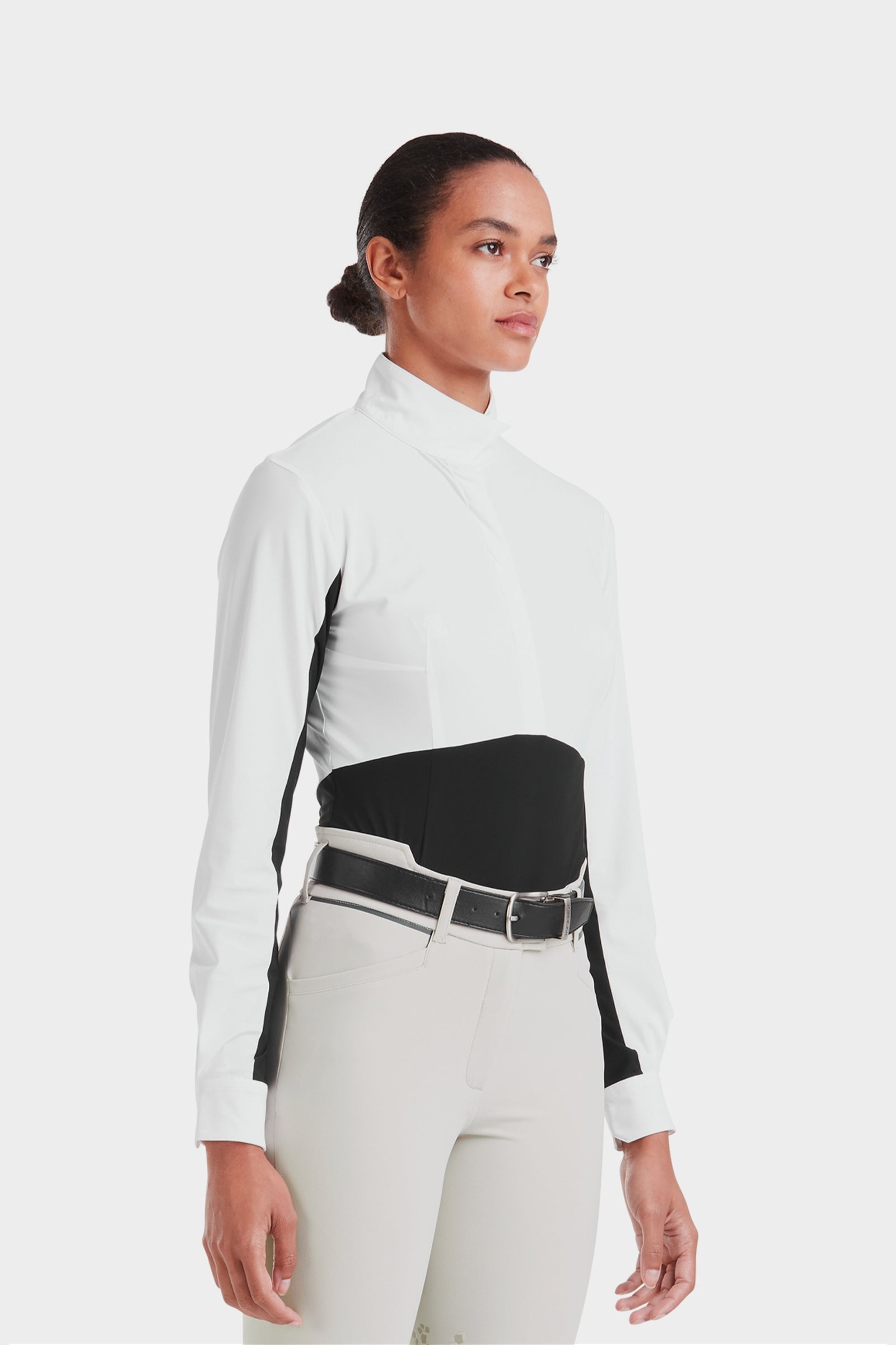 Horse Pilot Monica Damen-Turniershirt mit langen Ärmeln Damen Reitbekleidung