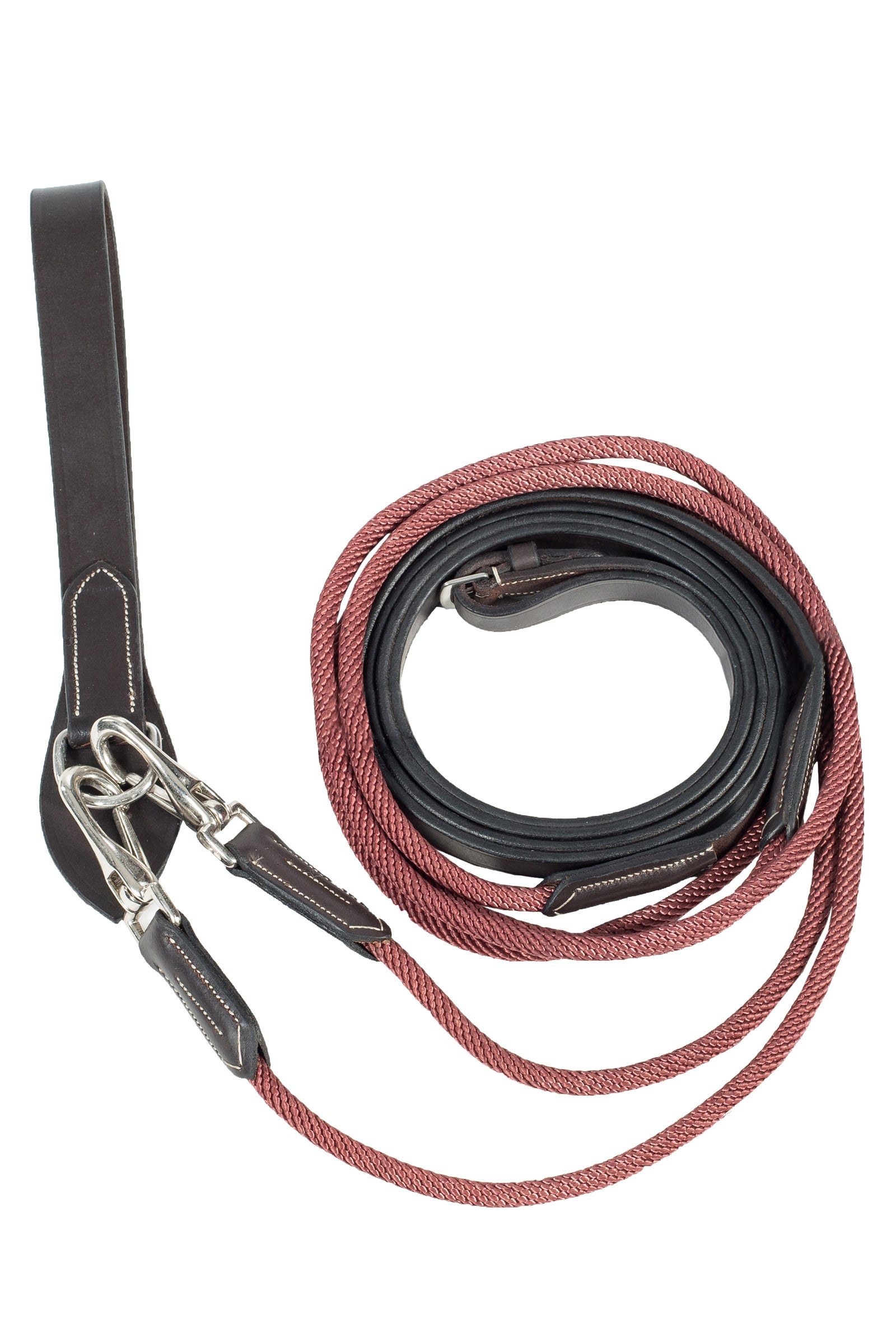 Horze Sparta Schlaufzügel aus Nylon/Leder Trensenzäume & Zügel