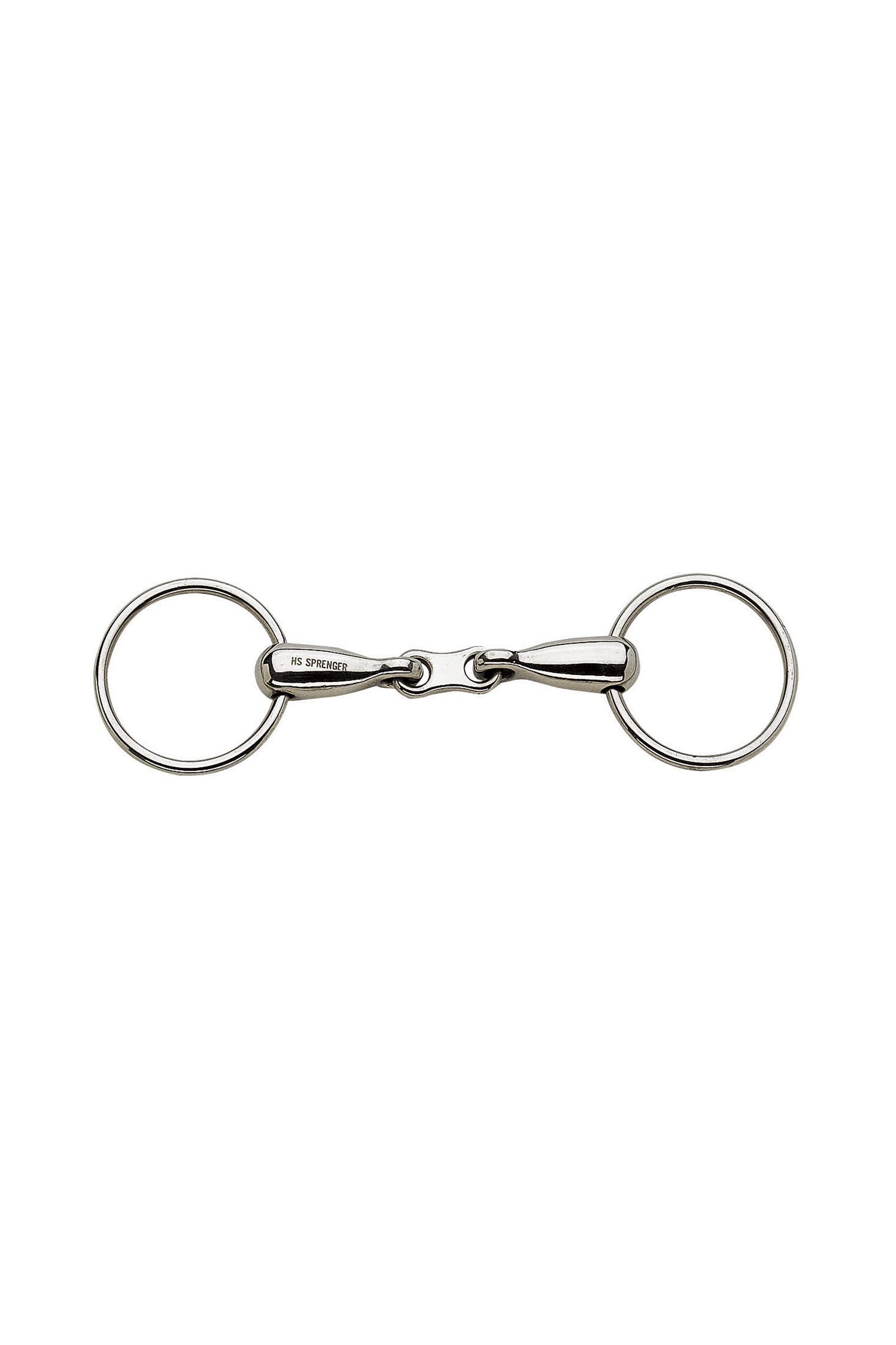 Sprenger Wassertrense mit französischem Glied, doppelt gebrochen, 16 mm, Edelstahl Gebisse