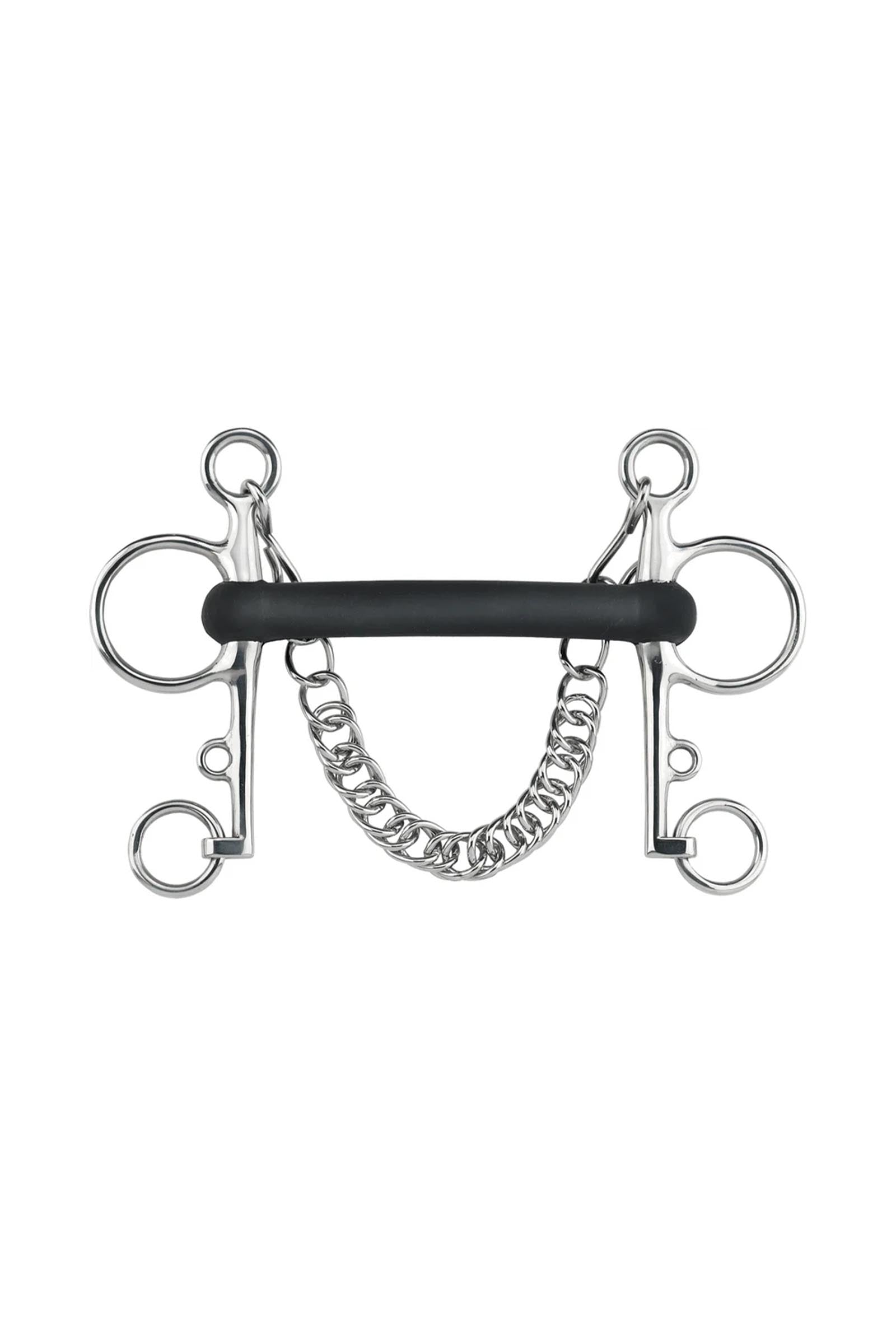 Sprenger Gummi Pelham, flexible Stange, 18 mm, Edelstahl Gebisse