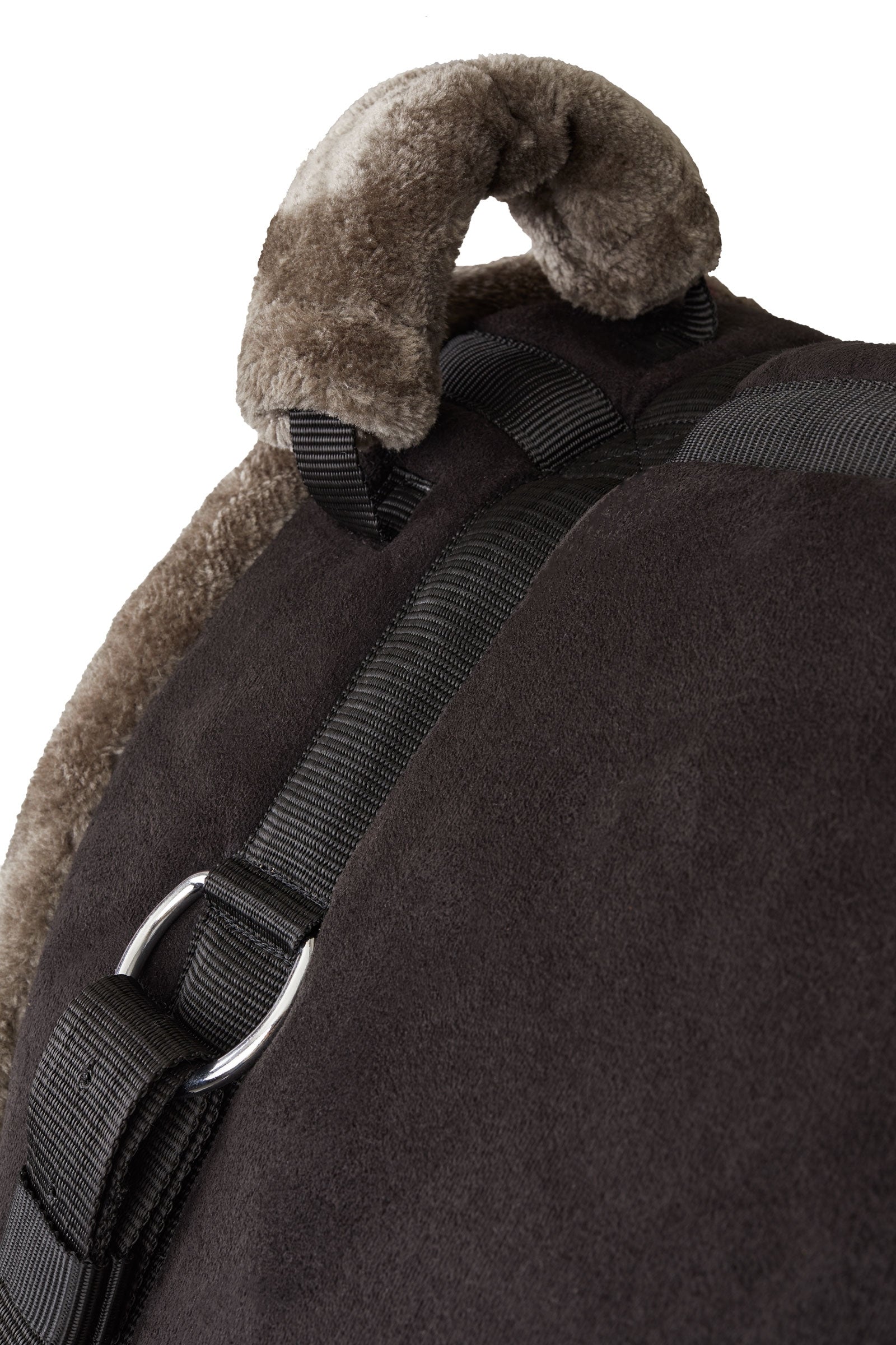 Horze PU Suede Bareback Saddle Saddles, Girths & Stirrups