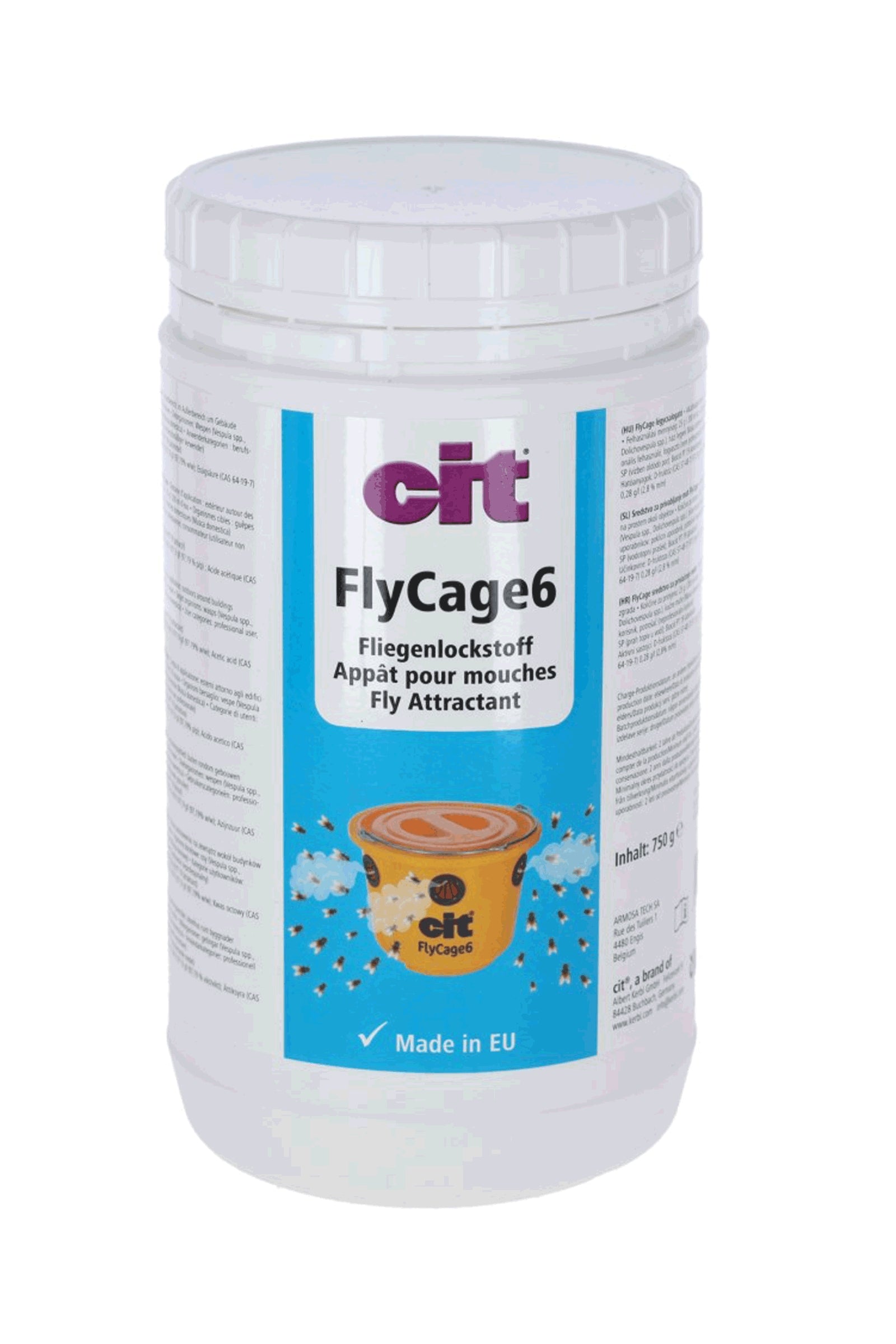 Kerbl Cit Fliegenlockmittel für FlyCage 6, 750 g Fliegenschutz