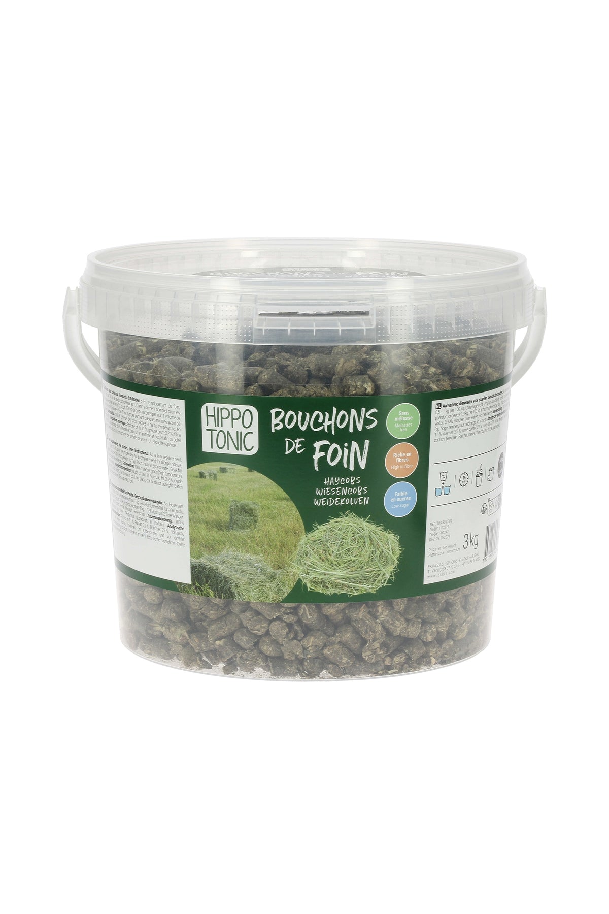 HIPPOTONIC Hay Cobs, Ergänzung, 3 kg Horse Feed & Nutrition