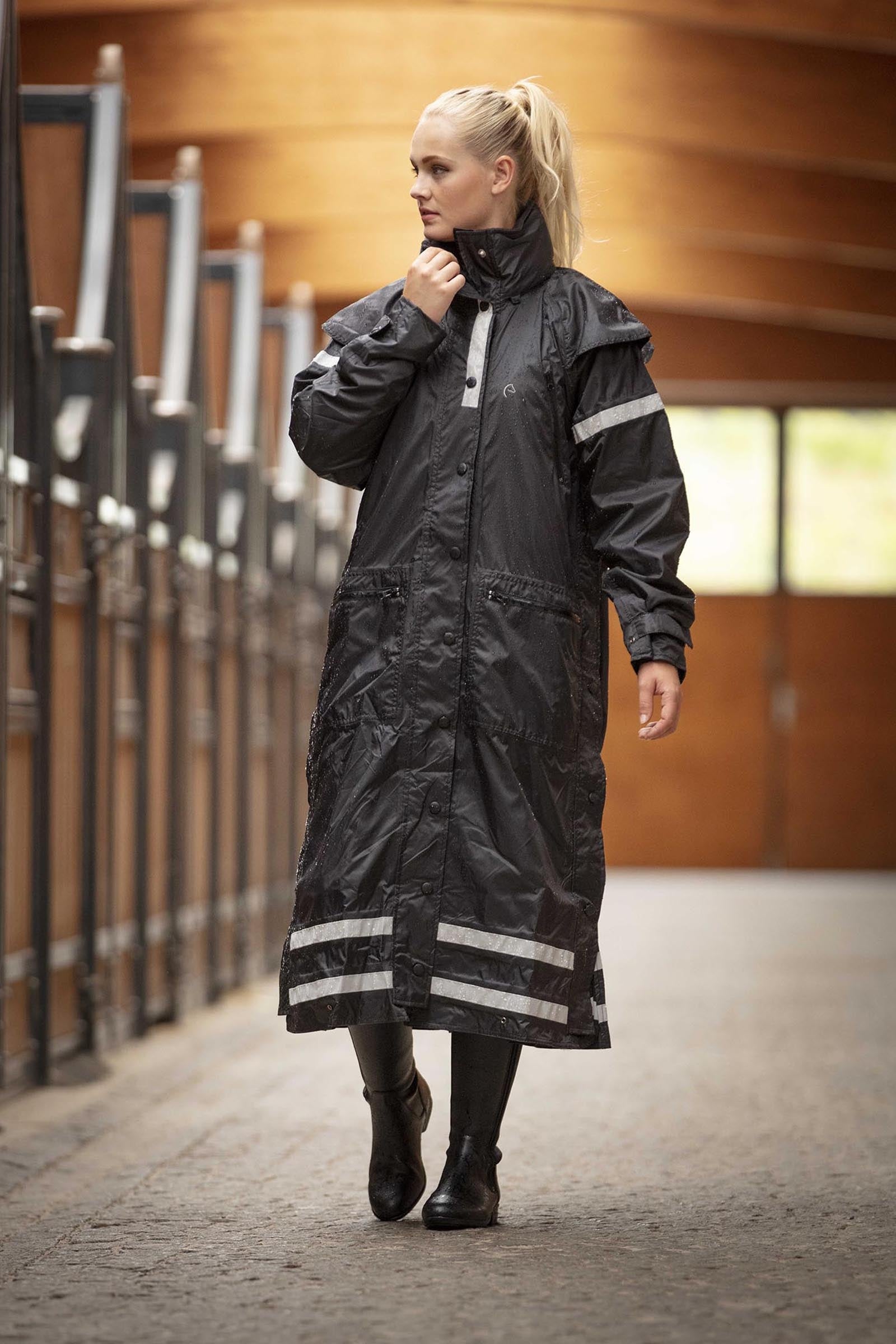 Equi Theme EQUITHÈME RiderCoat Long Raincoat Women’s Riding Clothing