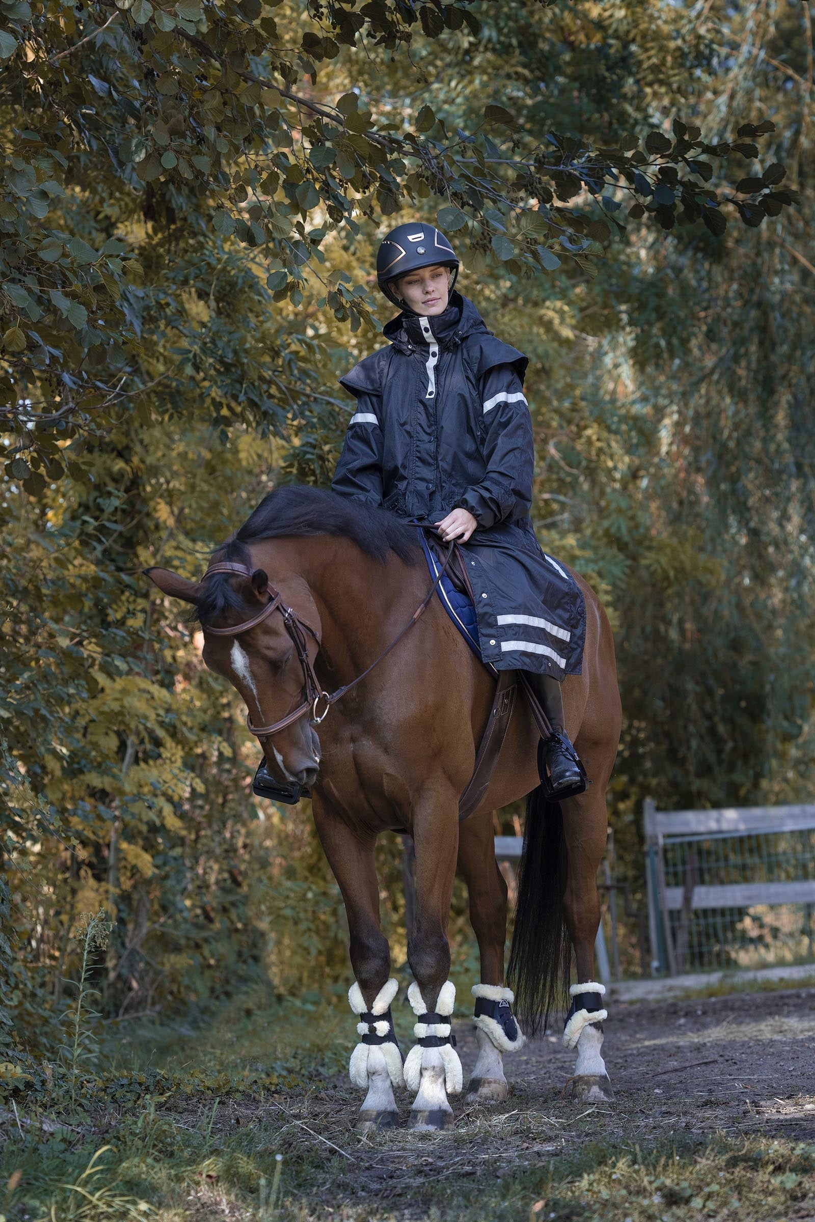 Equi Theme EQUITHÈME RiderCoat Long Raincoat Women’s Riding Clothing