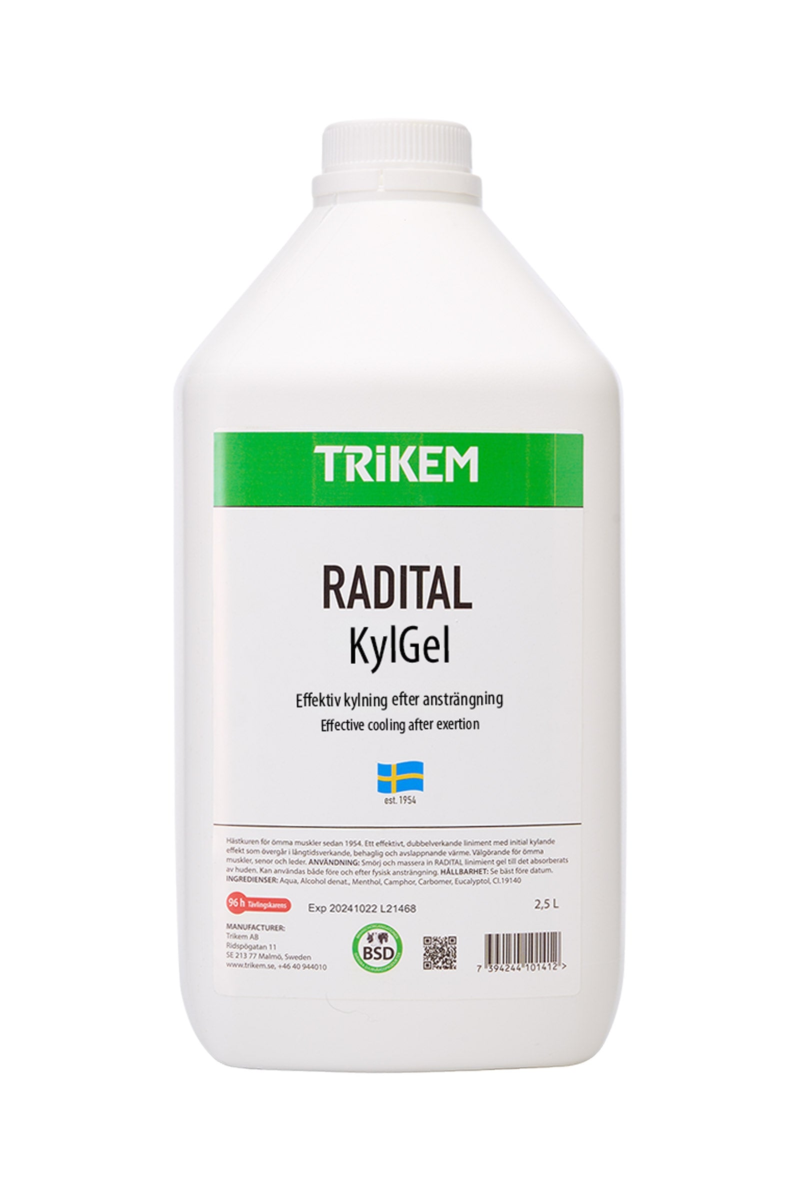 Trikem Radital Kühlgel, 2,5 Liter Pflege