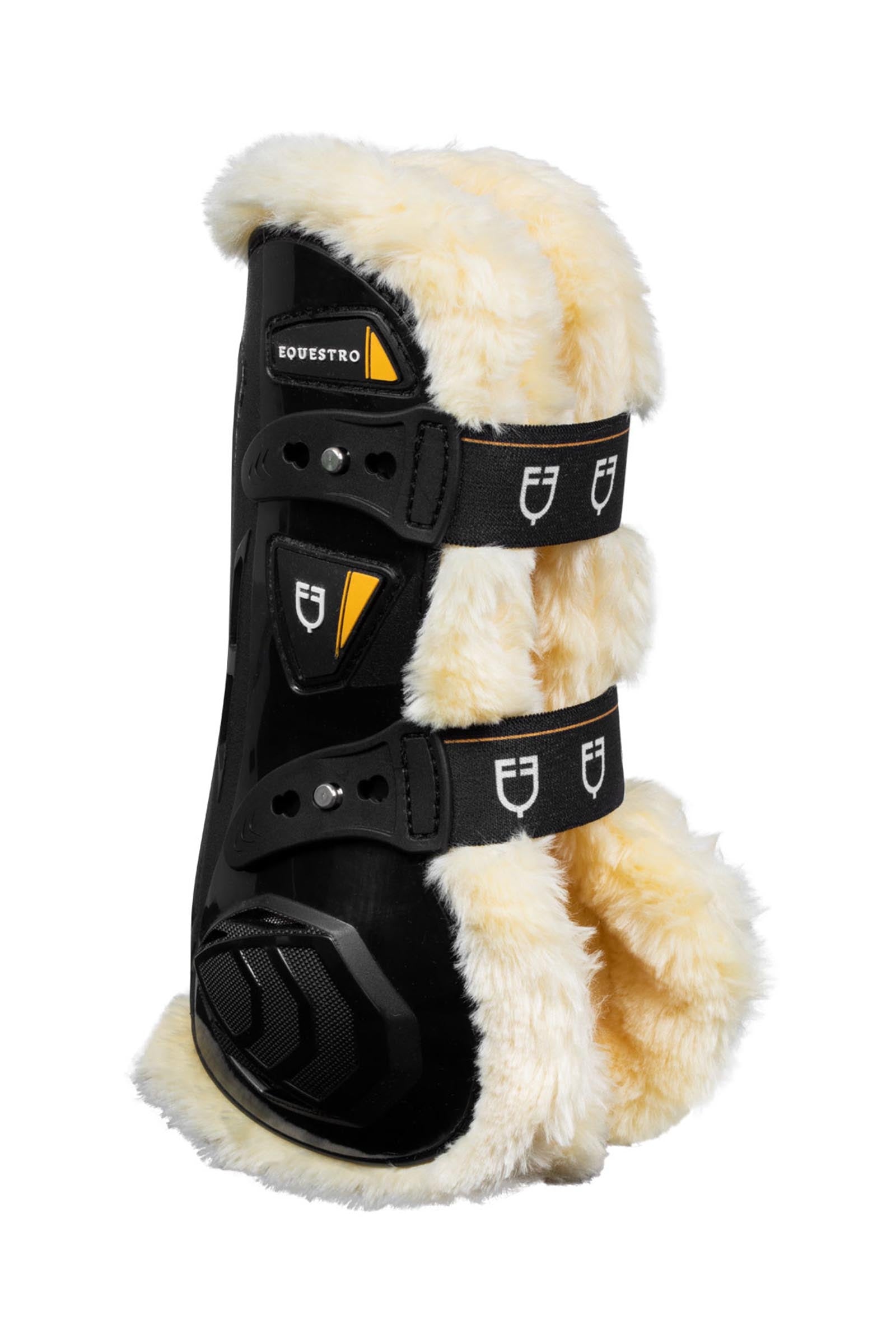 Equestro Gamaschen mit Kunstfell und Schnellverschluss Leg & Hoof Protection