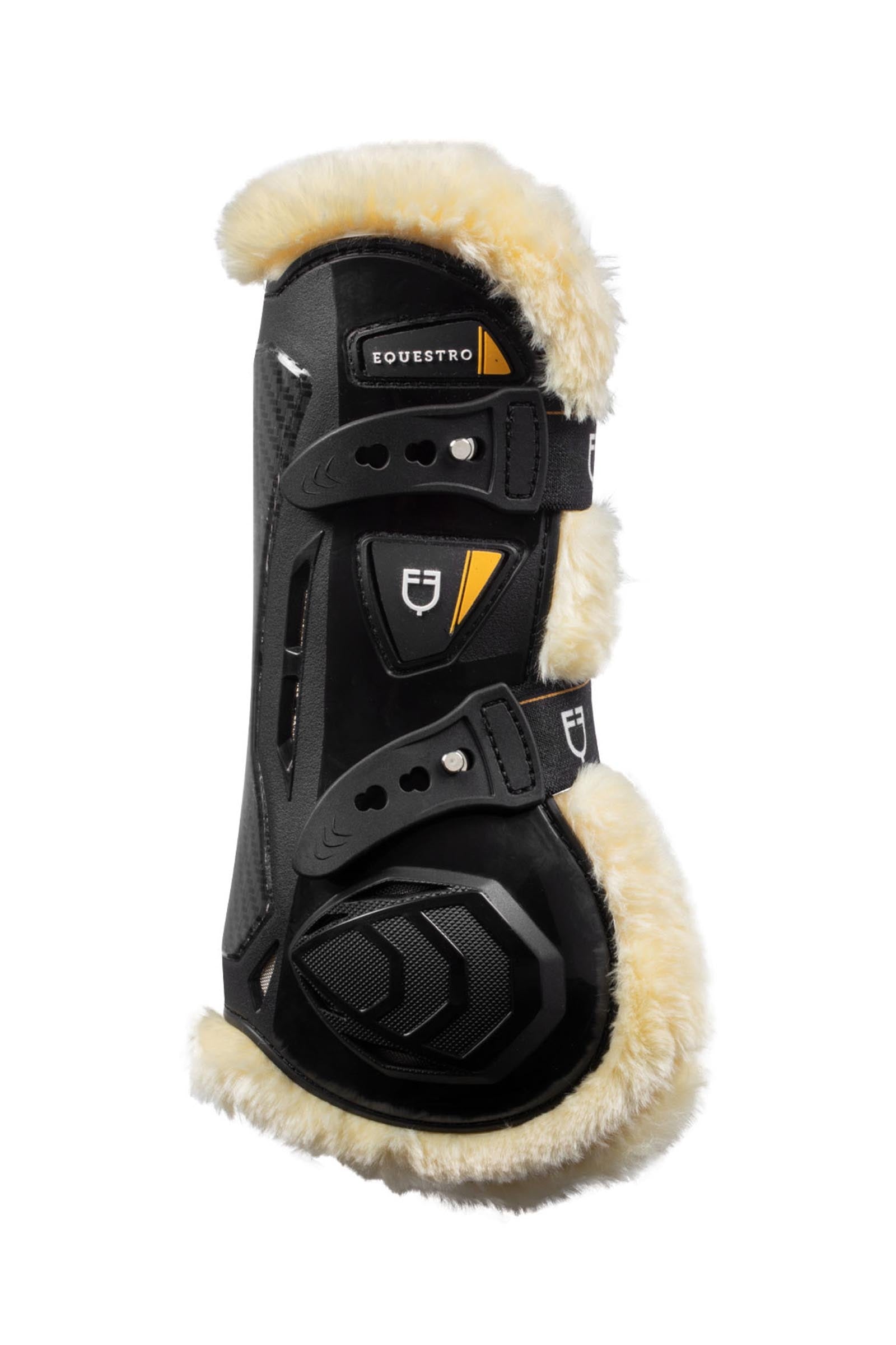 Equestro Synthetic Sheepskin Quick Release Tendon Boots Leg & Hoof Protection