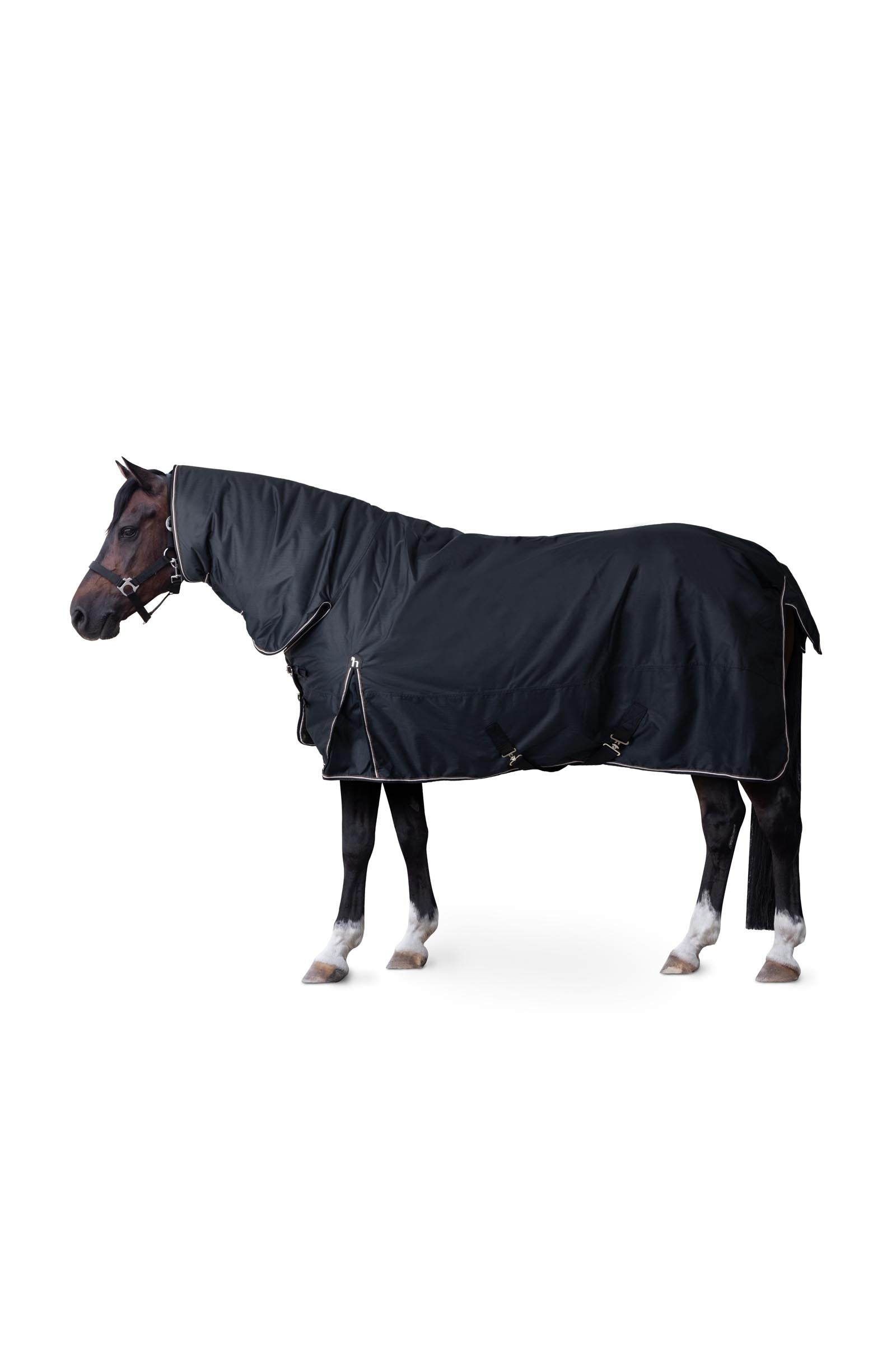 Horze Glasgow Pony Regendecke mit Halsteil, 100g Pferdedecken