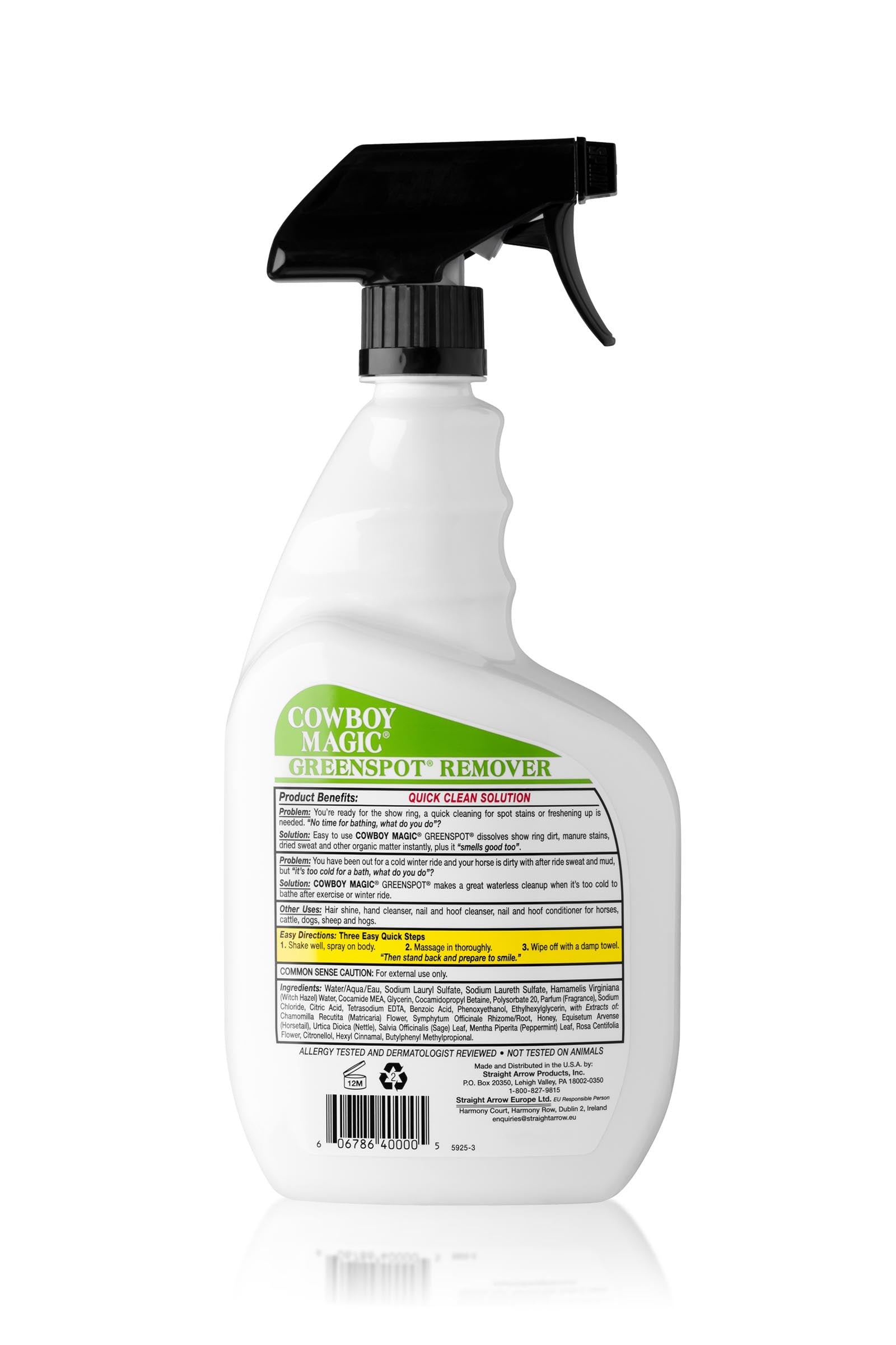 Cowboy Magic Greenspot Remover, 946ml Horse Health Care