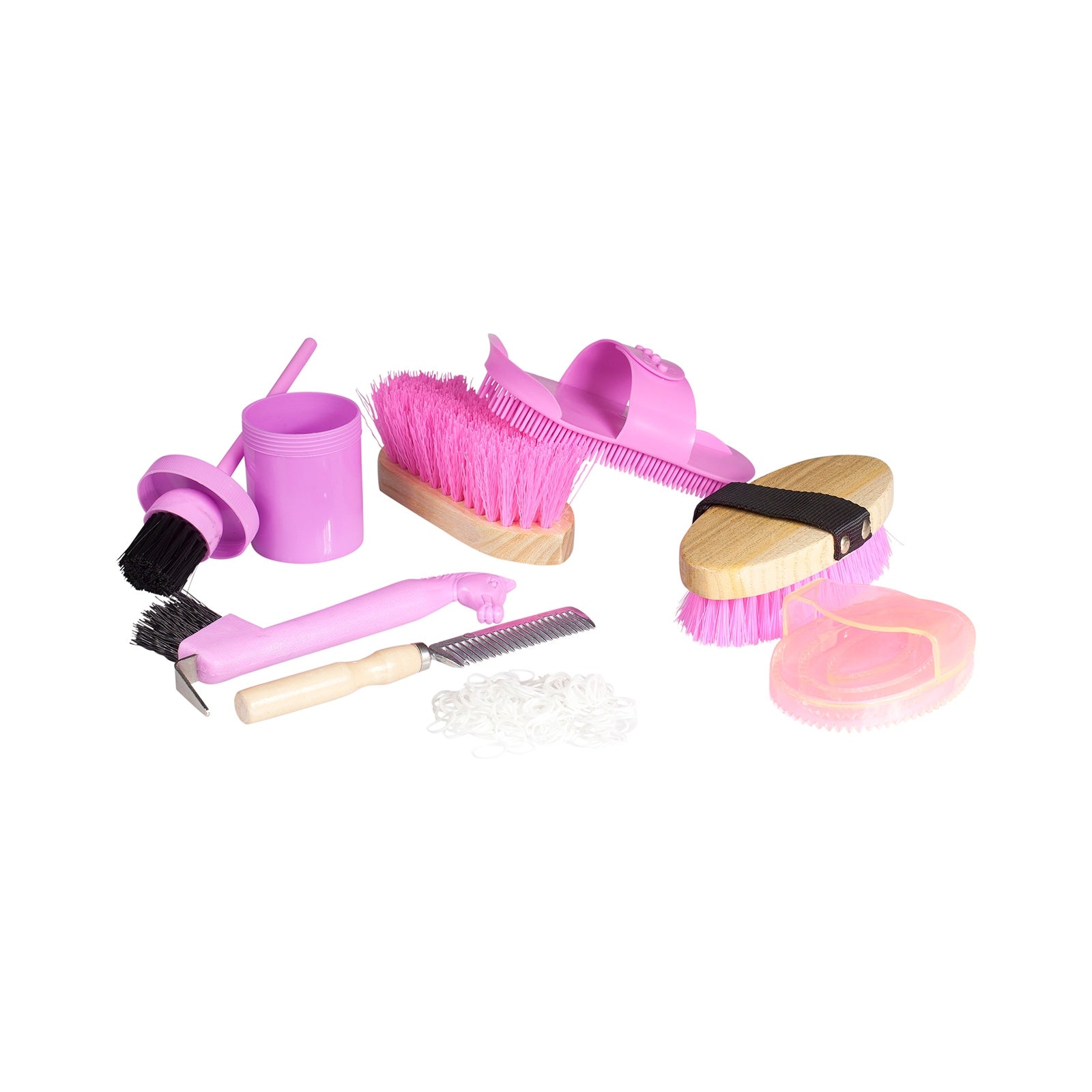 Children's Grooming Box Dark pink – horze