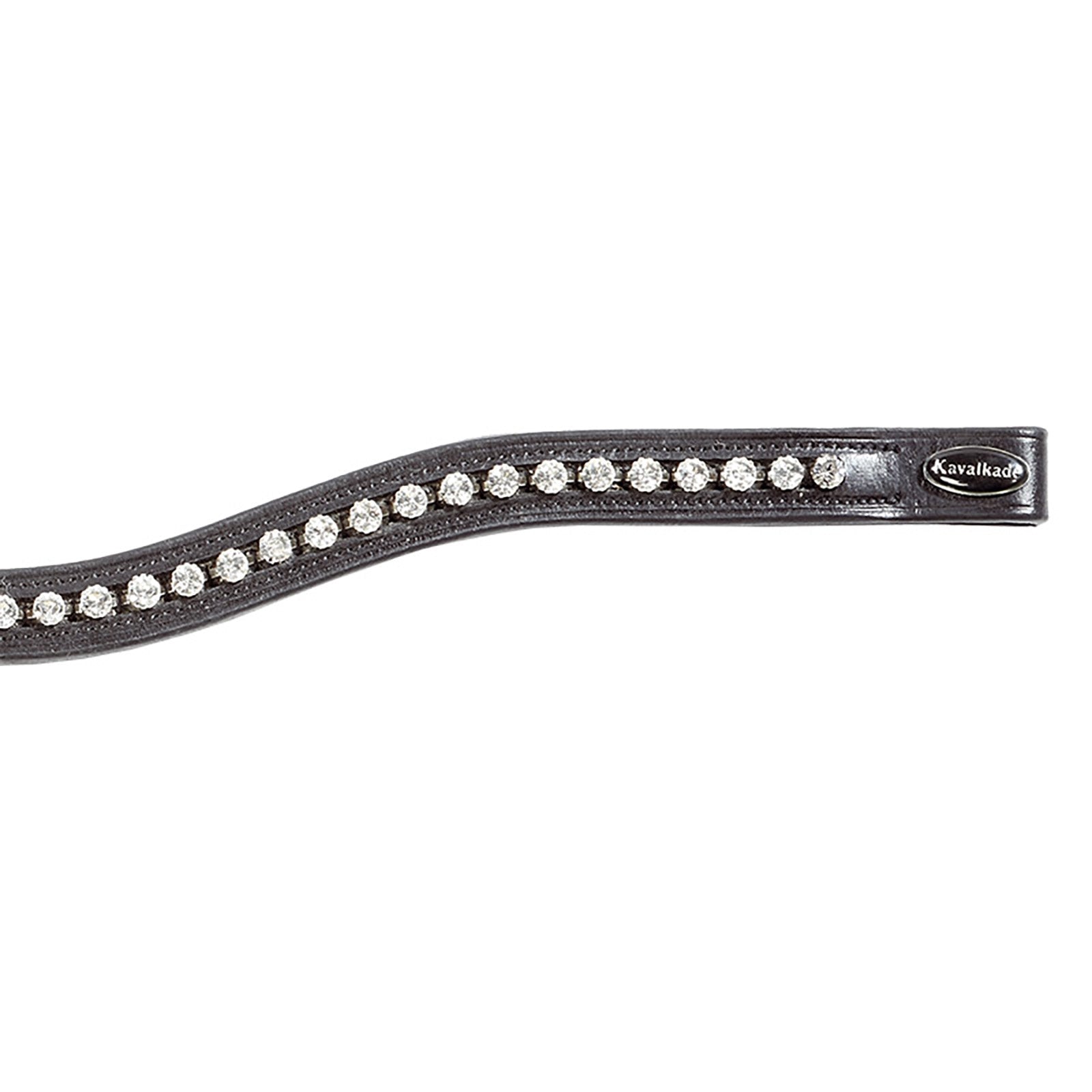 Kavalkade Browband Gloss White w/ big white rhinesstones Trensenzäume & Zügel