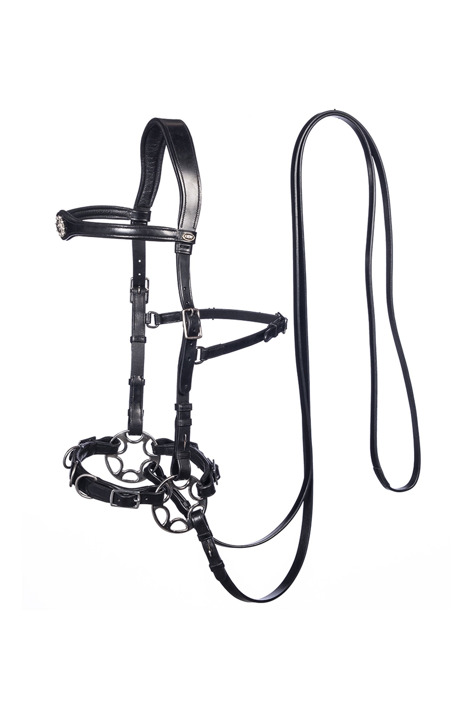 F.R.A. Freedom Riding Articles Caval Compl. Cavemore Bridle (Syst.2) w/ Scissors & Reins Bridles & Reins