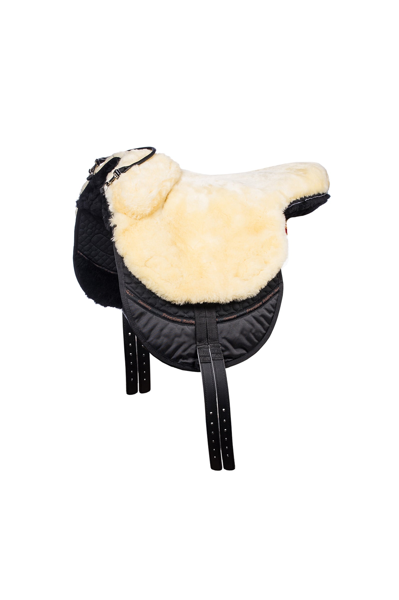 F.R.A. Freedom Riding Articles Macon Extra Merino Bareback Pad, Knee Rolls & Inlays, S Saddles, Girths & Stirrups