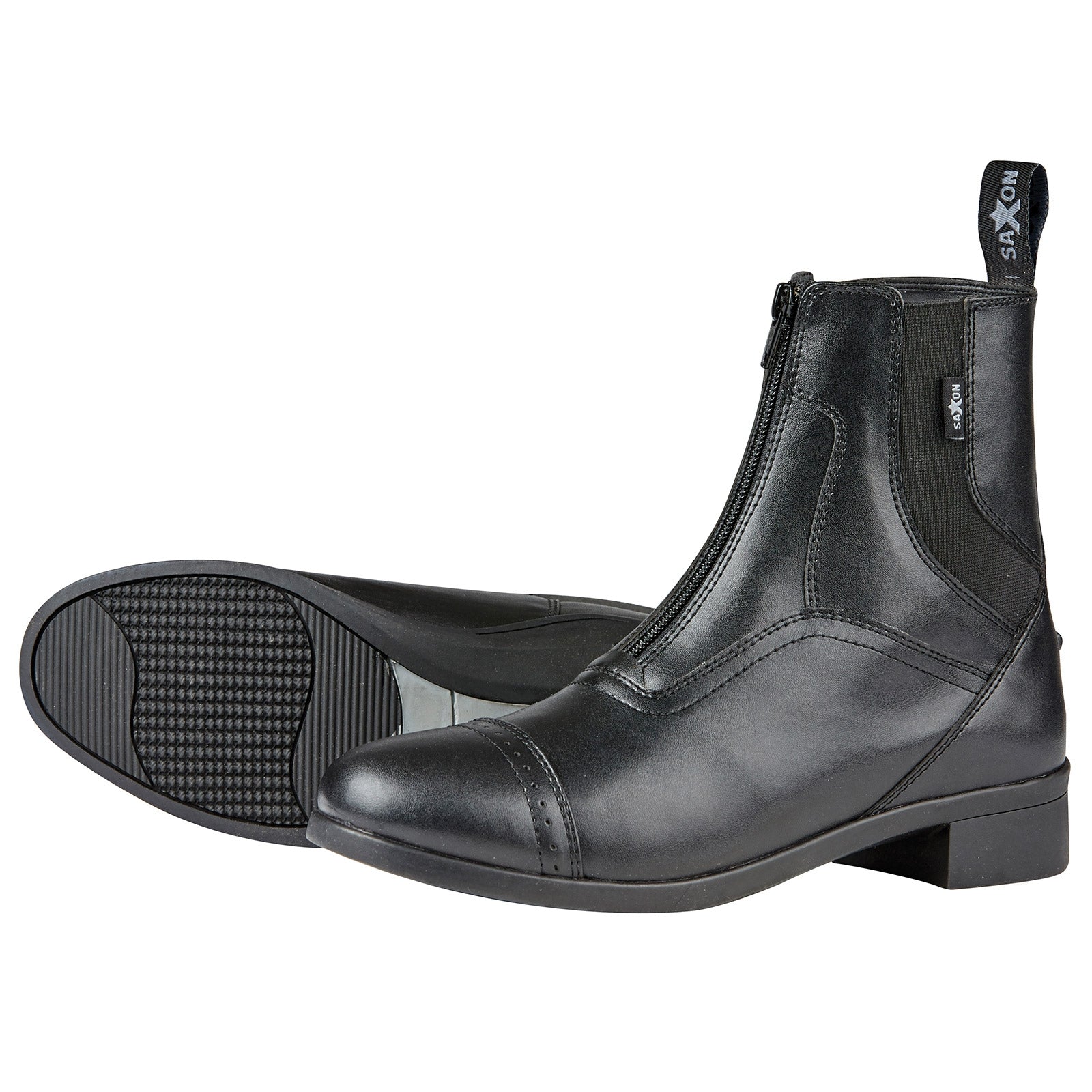 Saxon Syntovia Paddock Stiefel mit Reißverschluss Reitstiefel & Reitschuhe