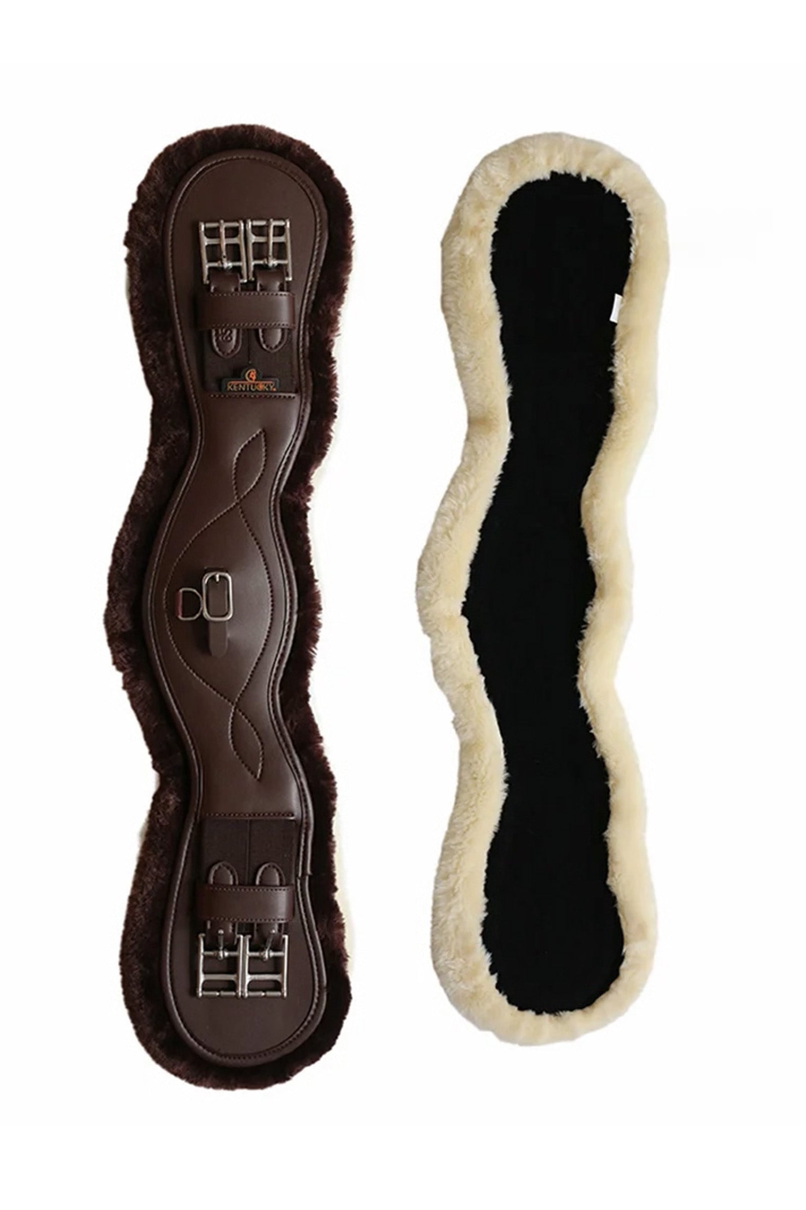 Kentucky Horsewear Sheepskin Anatomic Short Girth Saddles, Girths & Stirrups