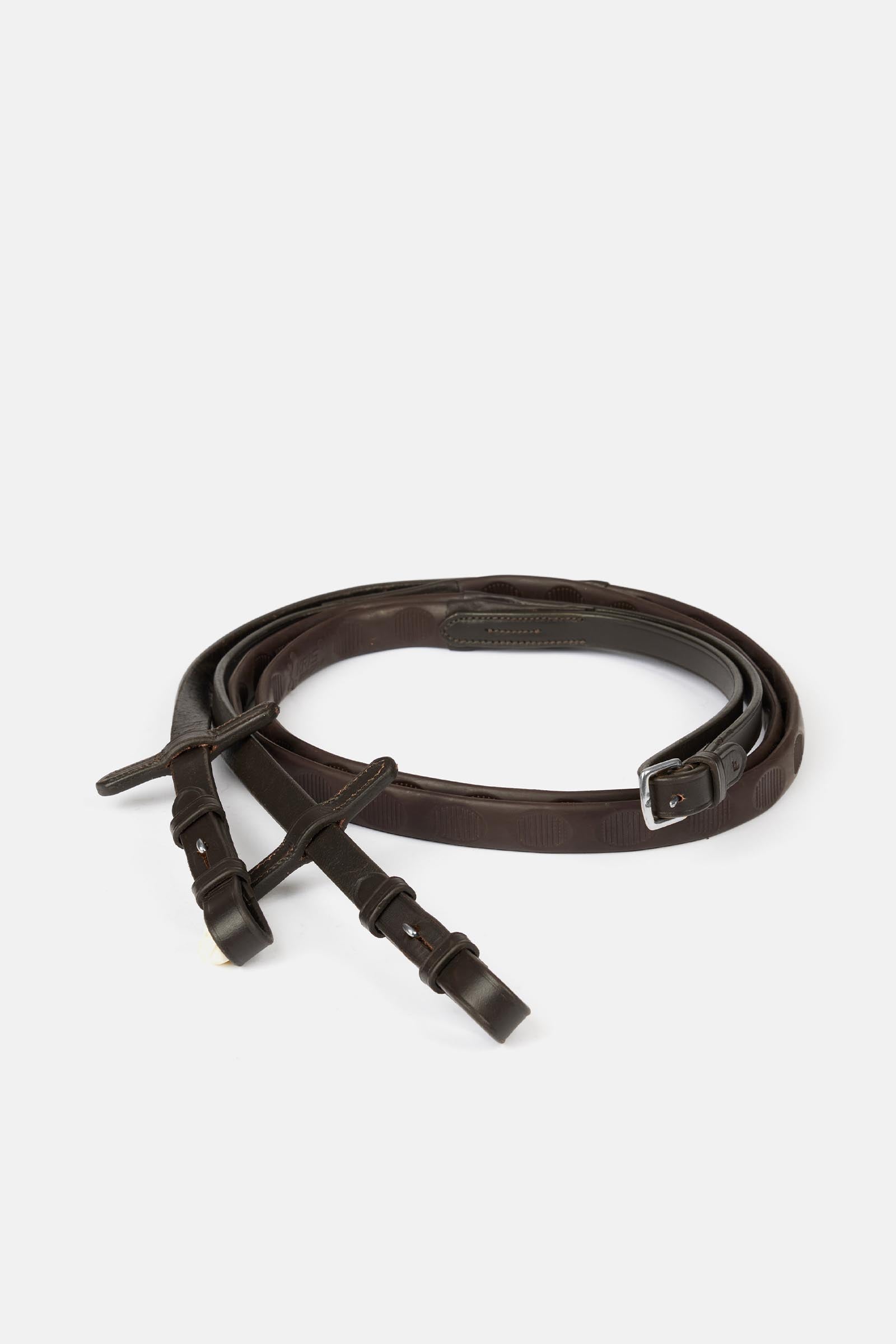 Horze Rubber Thumb Shaped Grip Reins Bridles & Reins