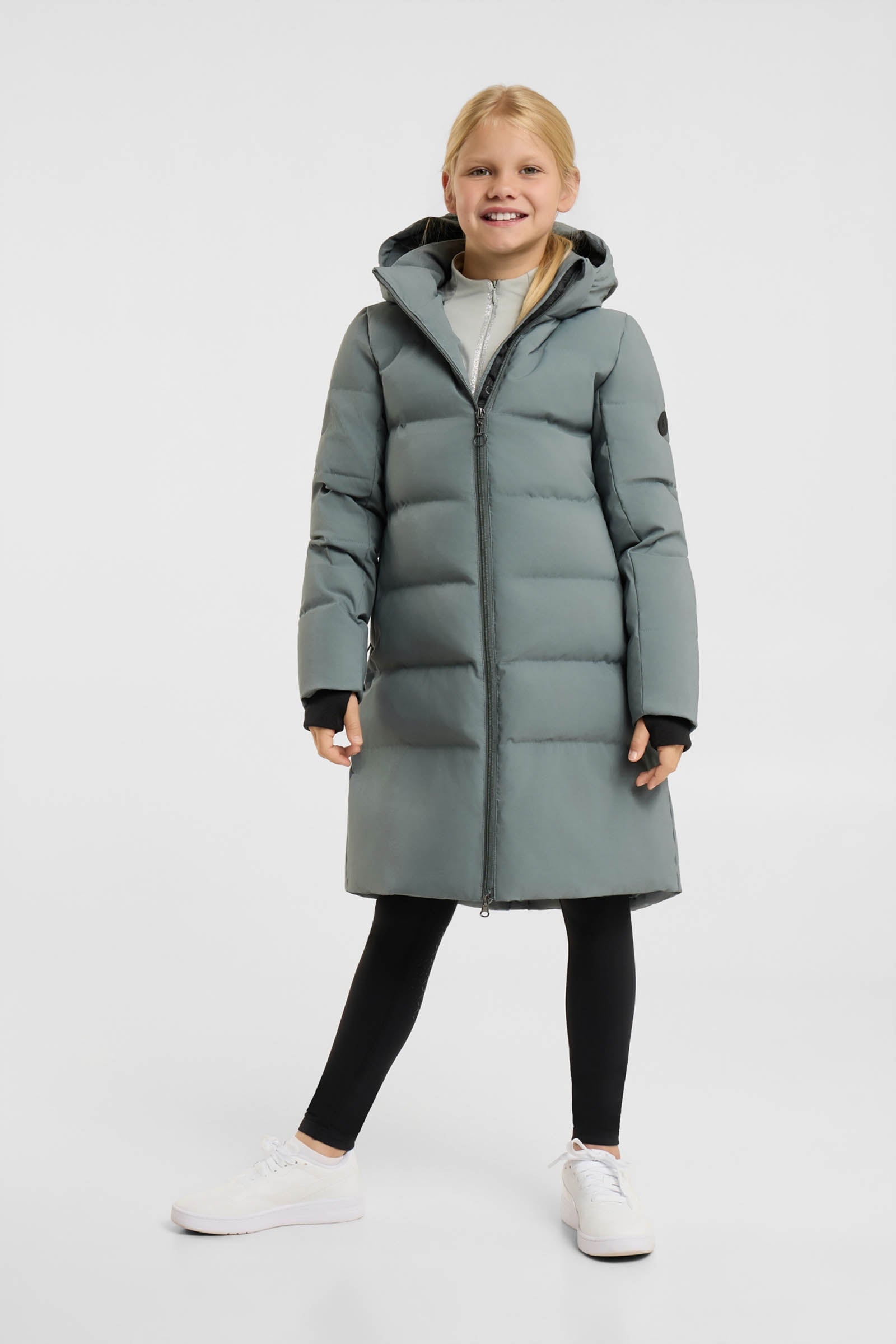 Horze Paloma Kid's Long Padded Coat Kids Apparel