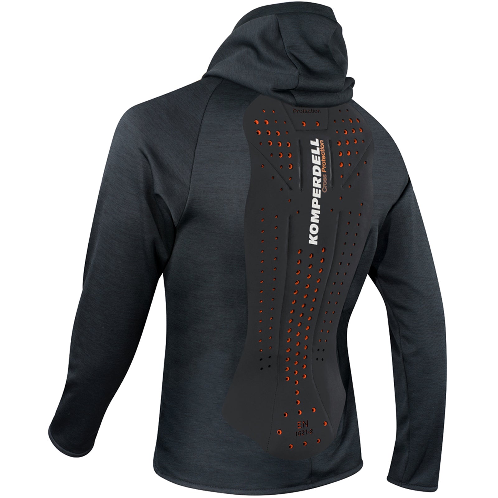 Komperdell Men's Hoody Shirt Back Protector Safety Equipment