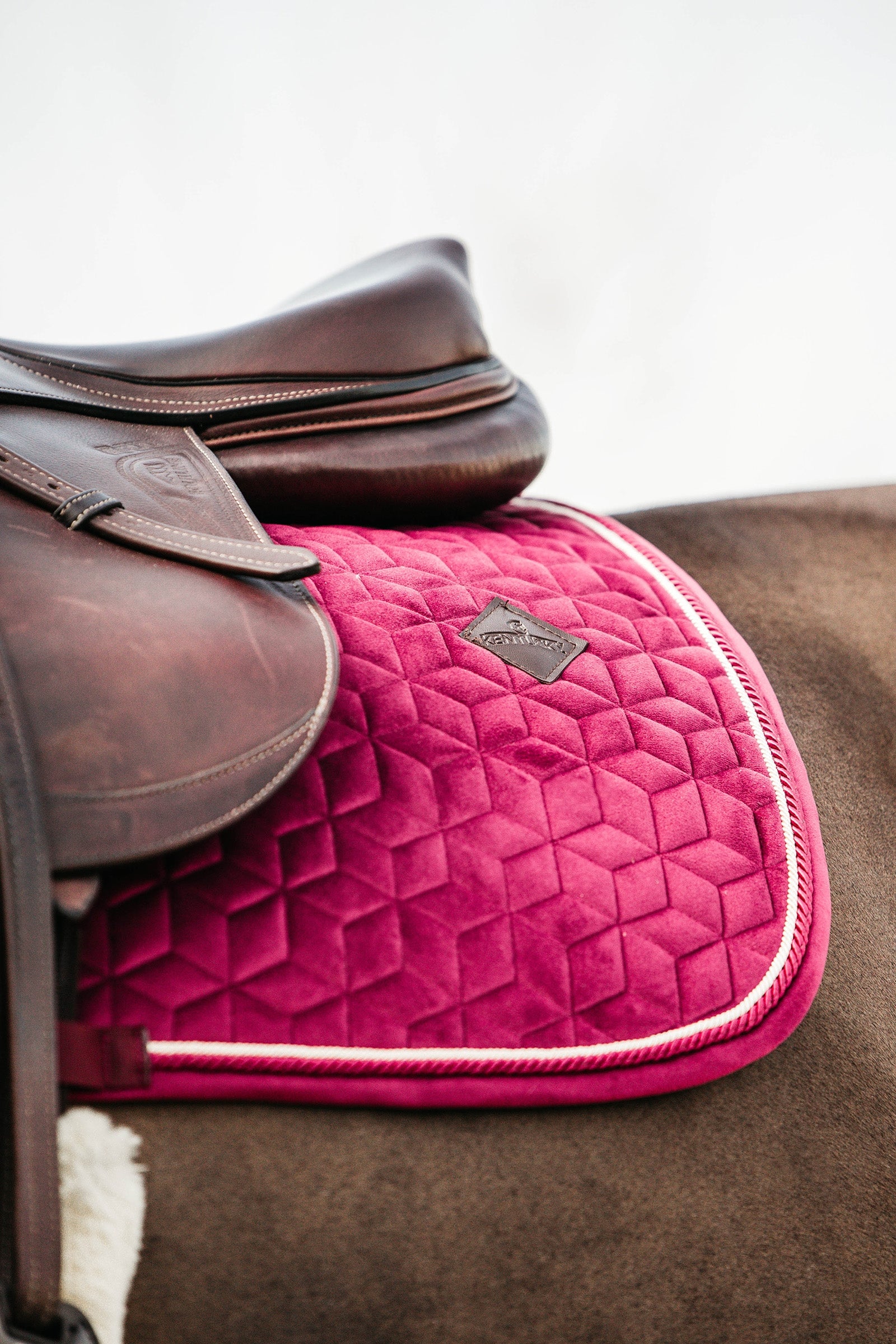 Kentucky Horsewear Velvet Dressage Saddle Pad Saddle Pads